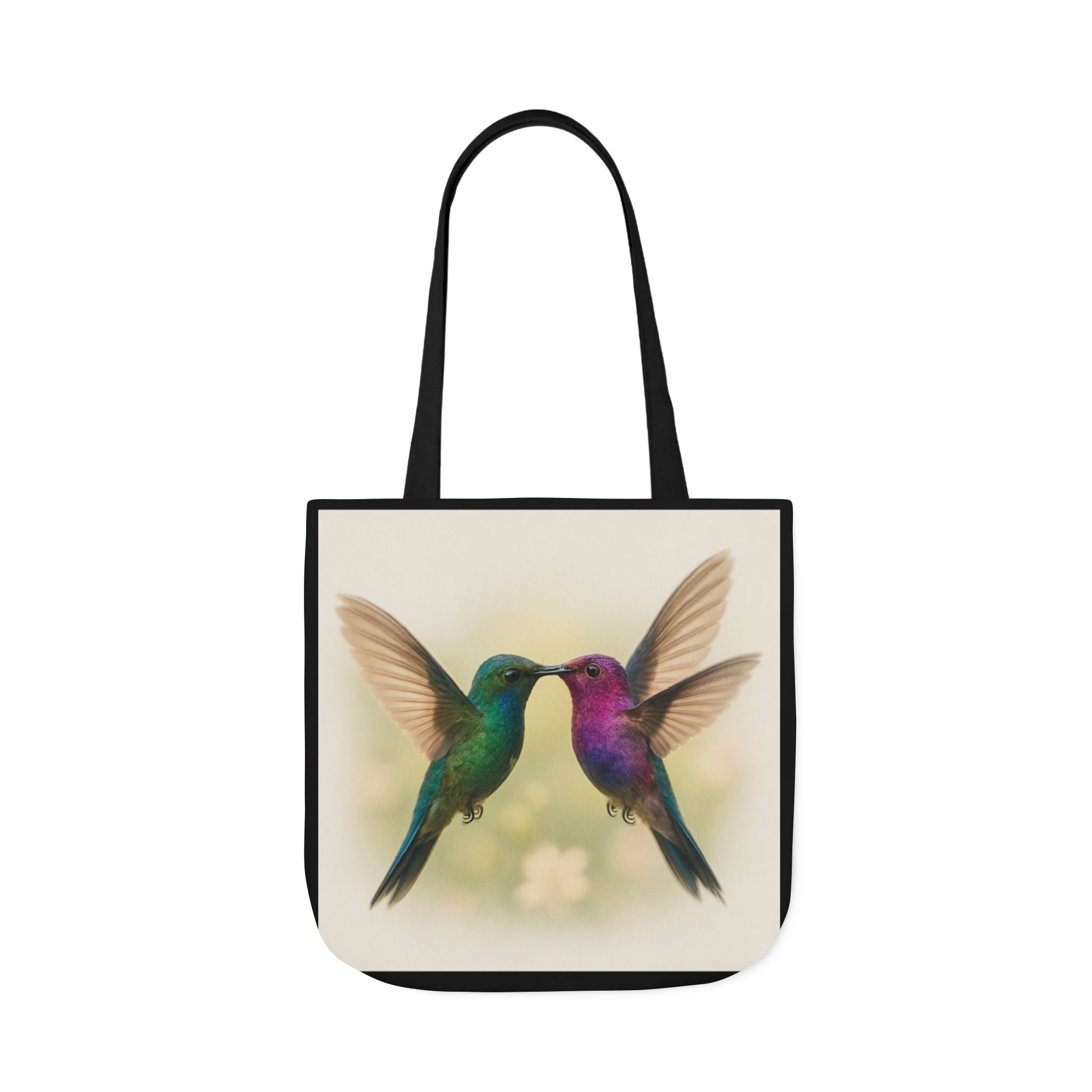 HUMMINGBIRD Canvas Tote Bag, 5-Color Straps