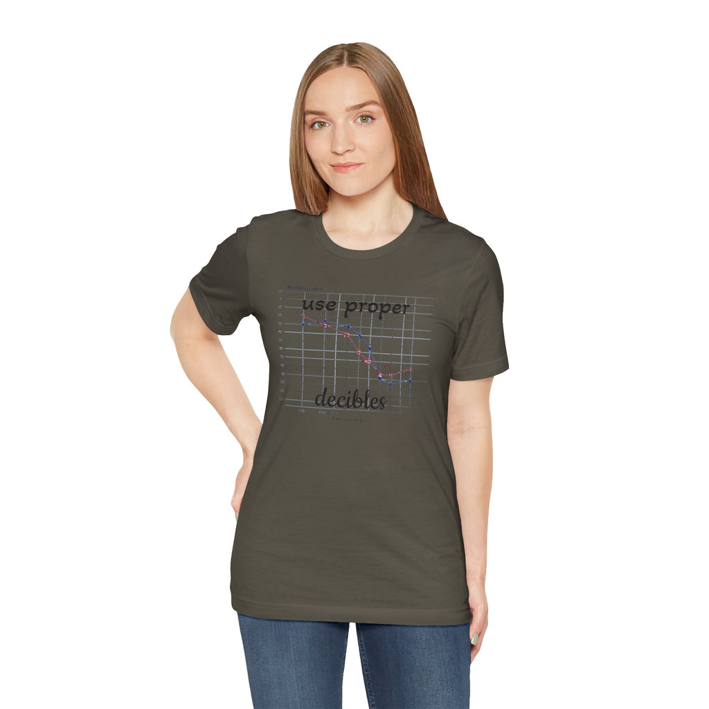 DECIBEL METER Jersey Short Sleeve Tee