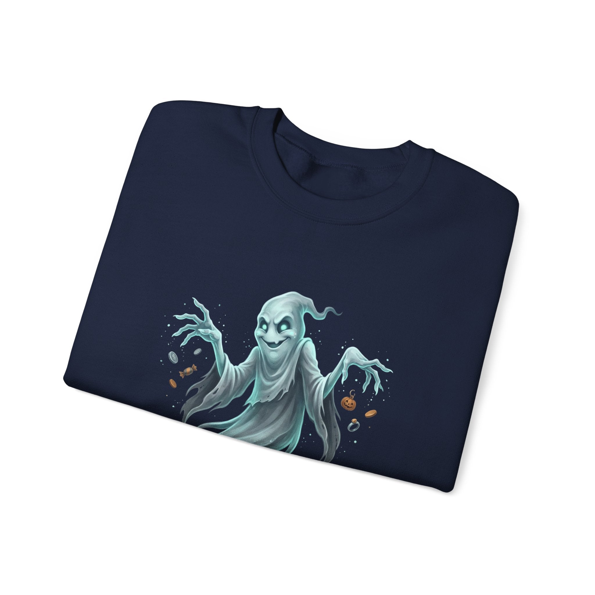 Mischief Ghost Halloween Crewneck Sweatshirt