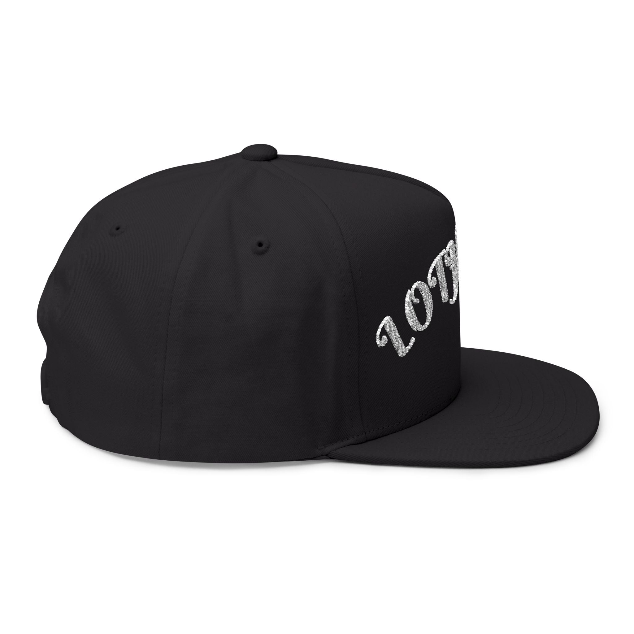 Flat Bill Cap (Embroidery)