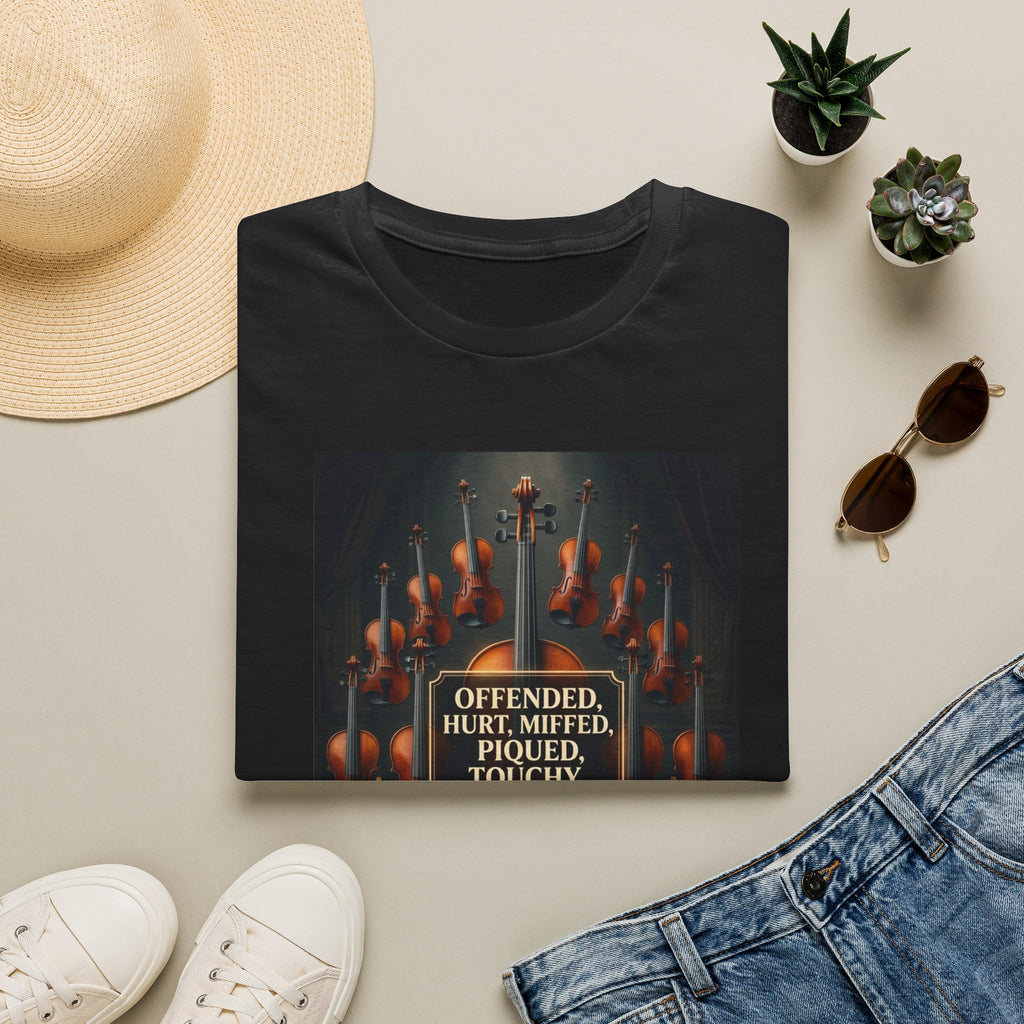 T-Shirt — 'Offended, Hurt, Miffed, Piqued, Touchy, Outraged, Insulted' Vintage Candle Graphic
