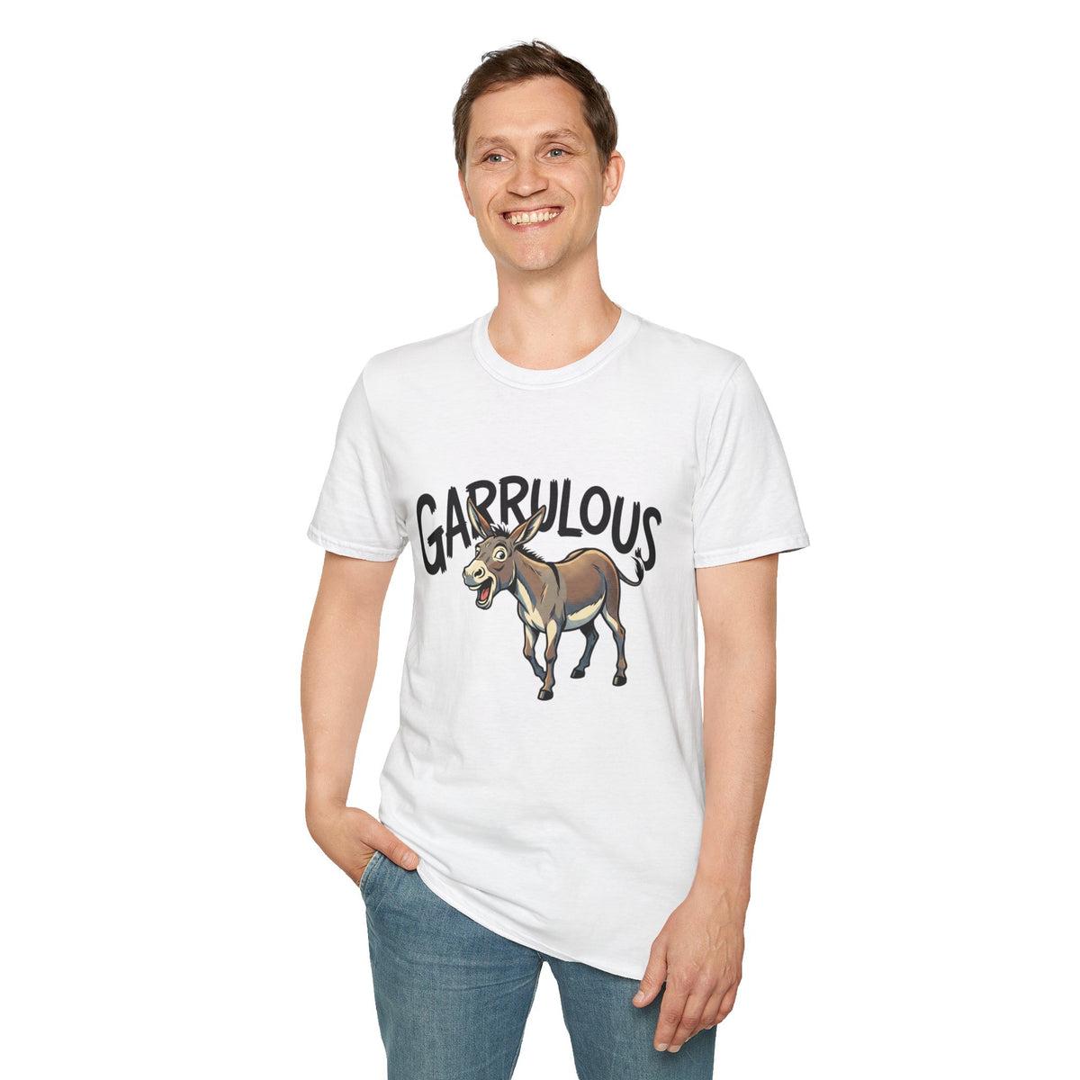 Garrulous Donkey Funny Animal T-Shirt