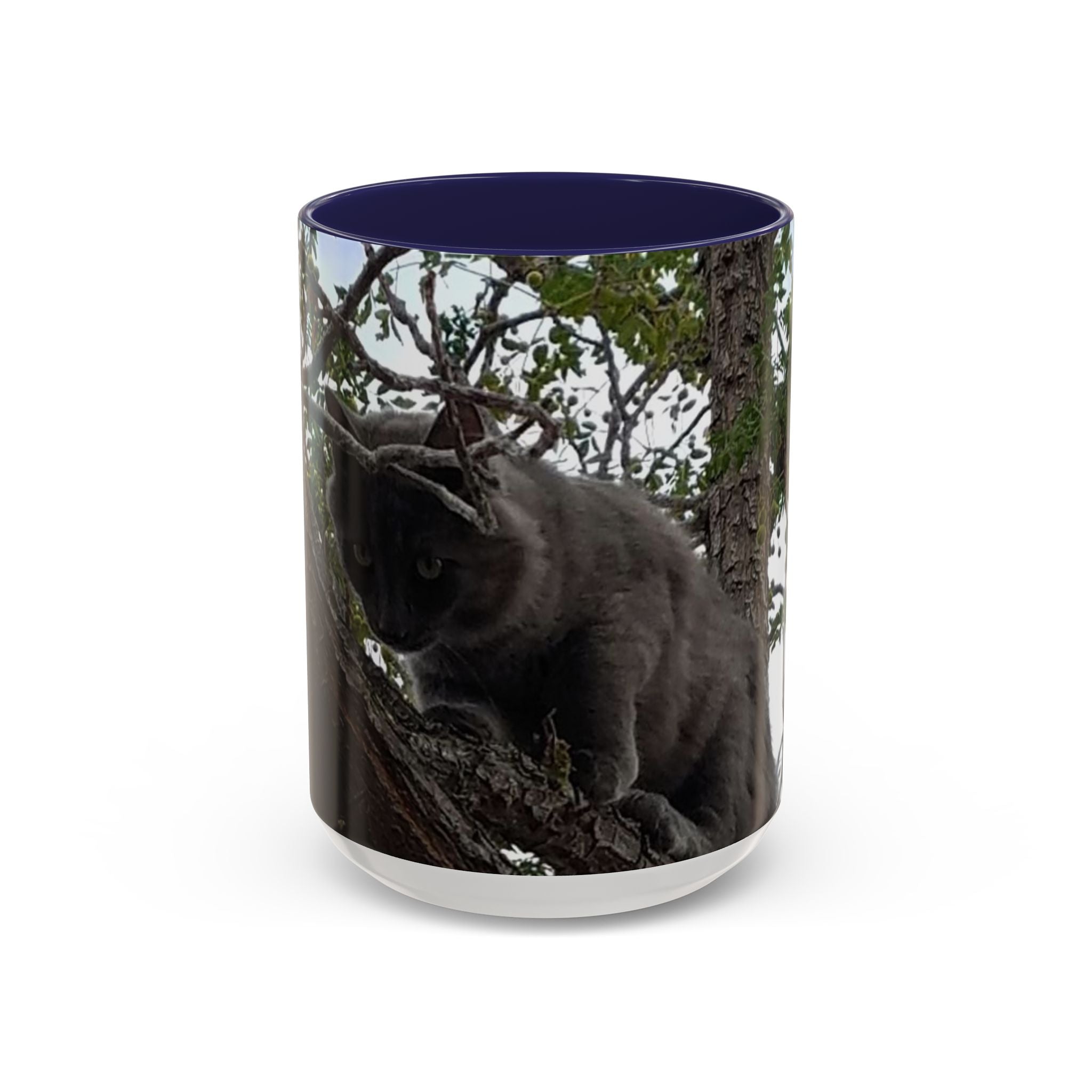 Cat in a Tree Accent Coffee Mug (11oz, 15oz)