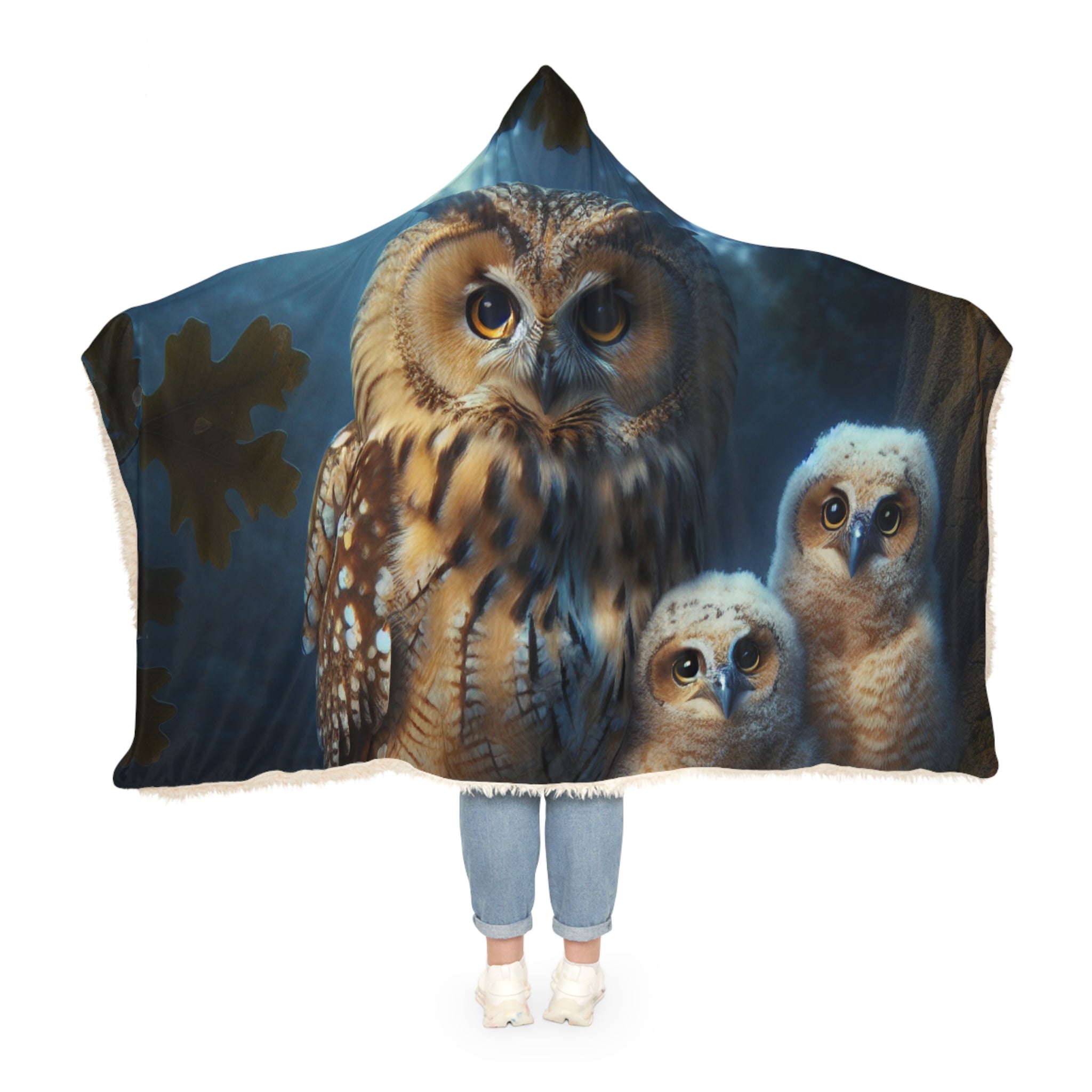 Snuggle Blanket - Owl with Babies