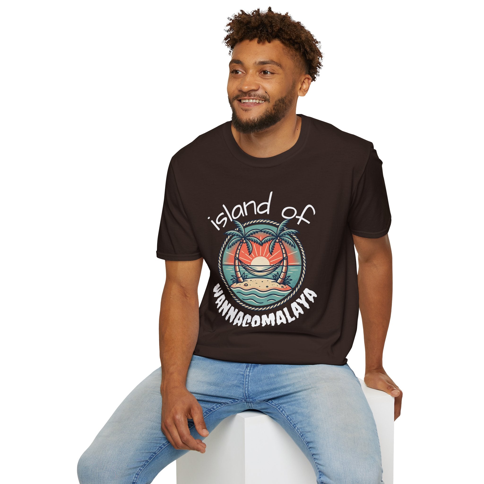 Island of Wannacomalaya Unisex Softstyle T-Shirt