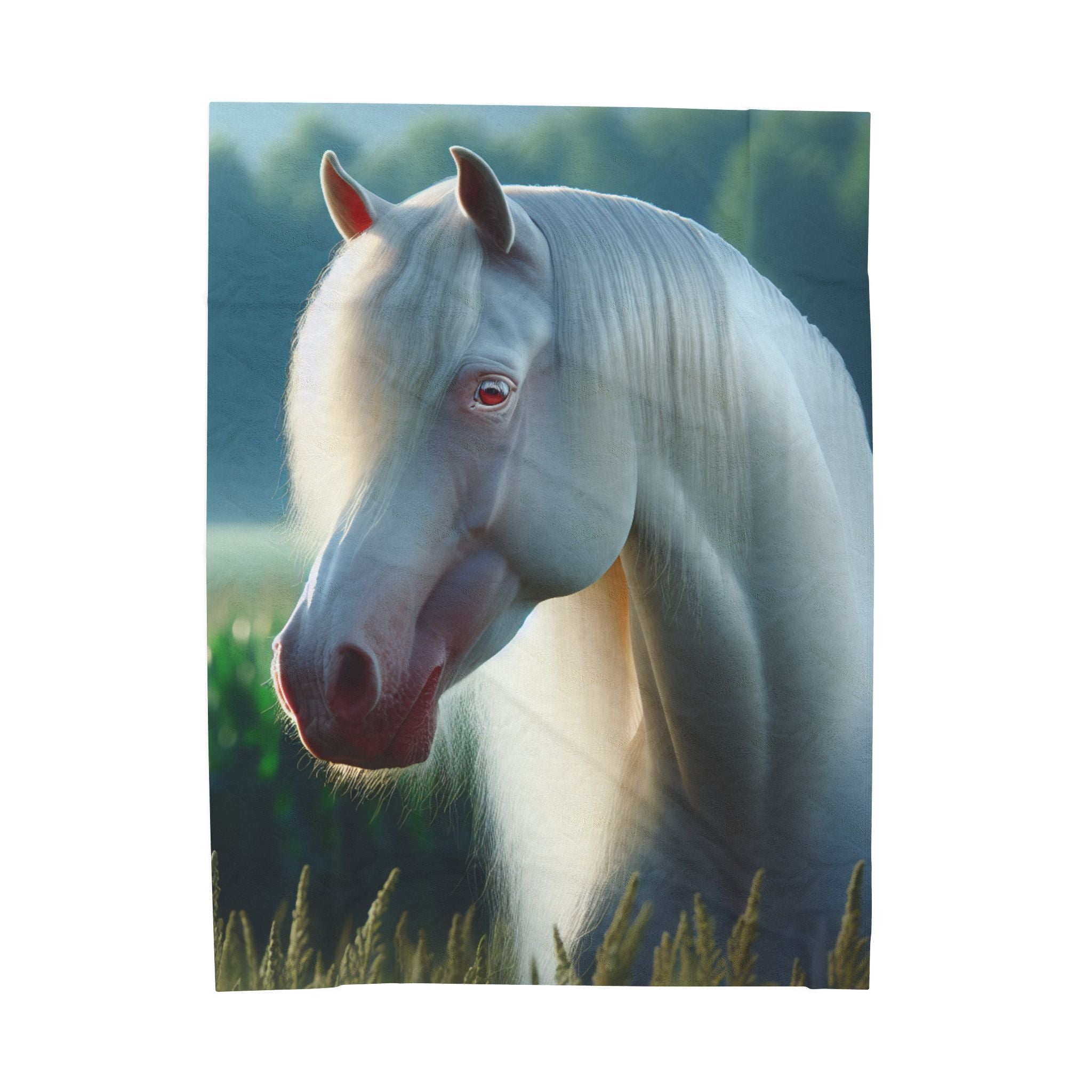 Velveteen Plush Blanket - Horse