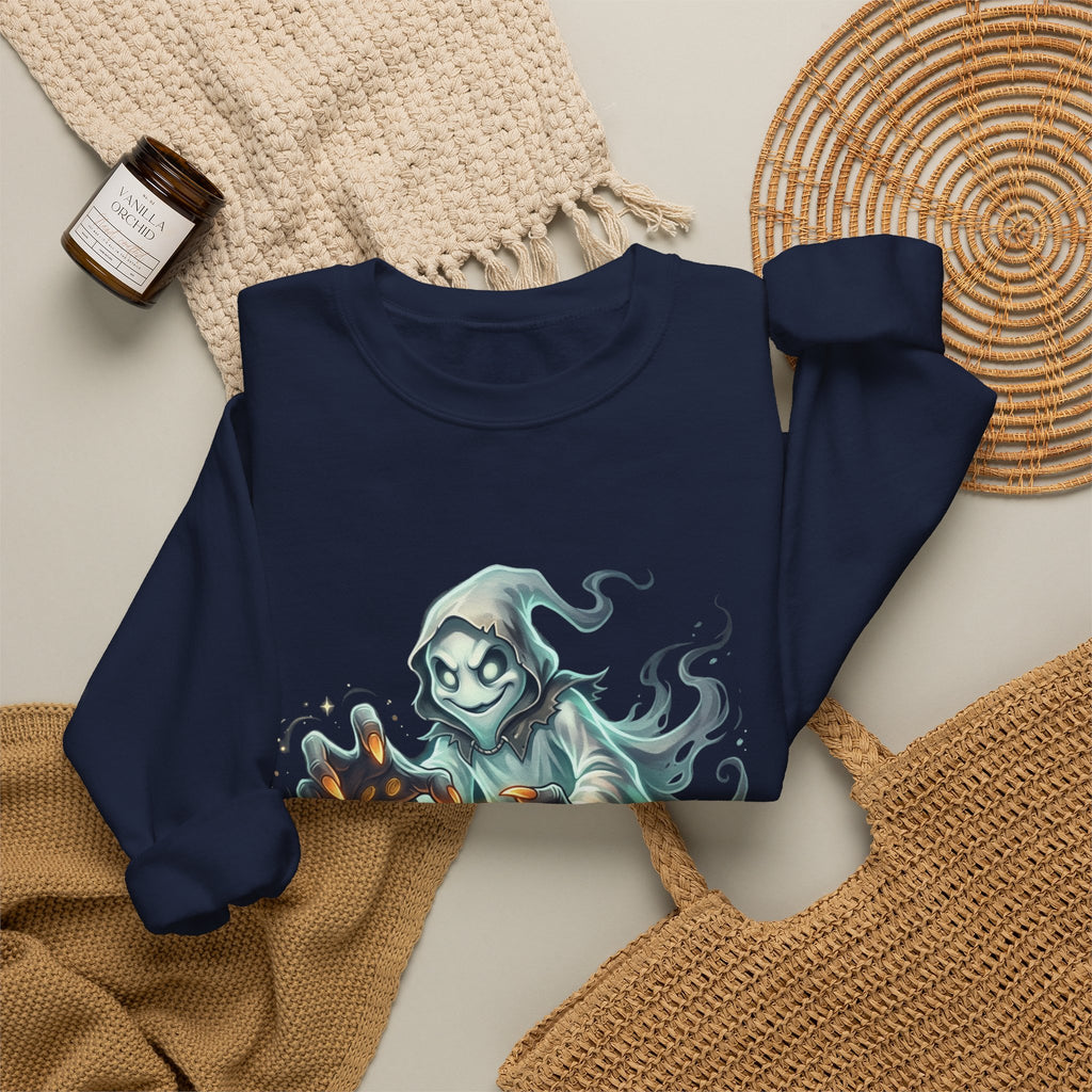 Treasure Ghost Halloween Crewneck Sweatshirt