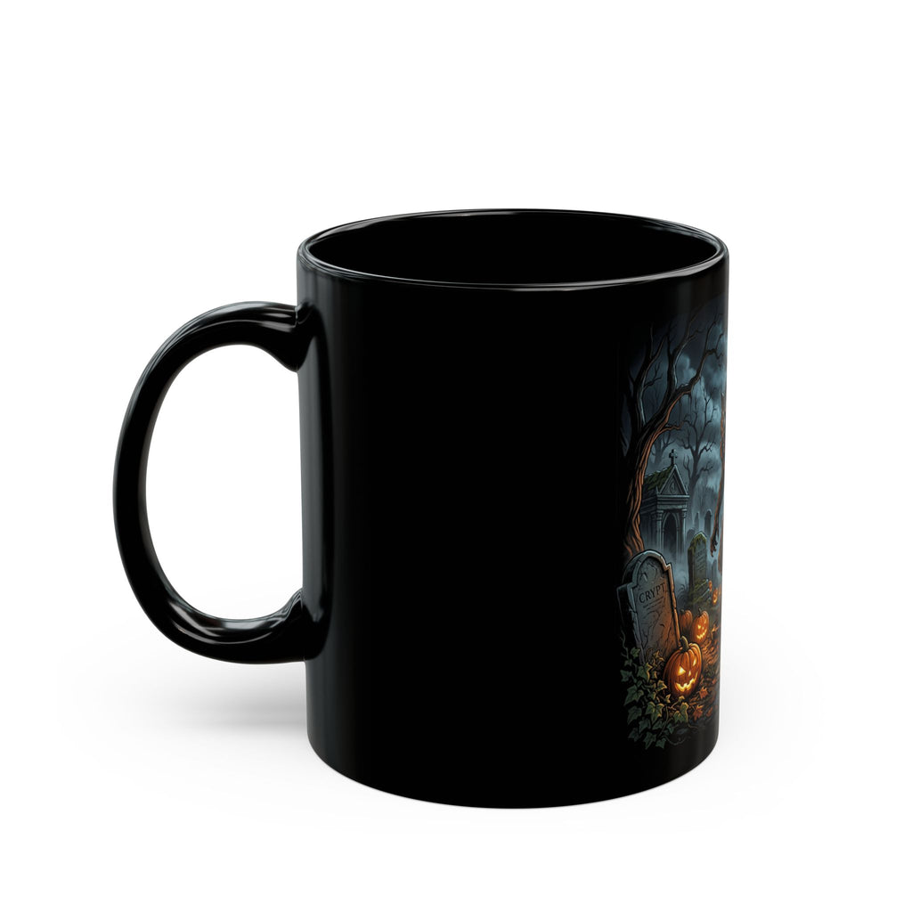 Werewolf Halloween Mug — Full Moon Spooky Pumpkin Coffee Cup