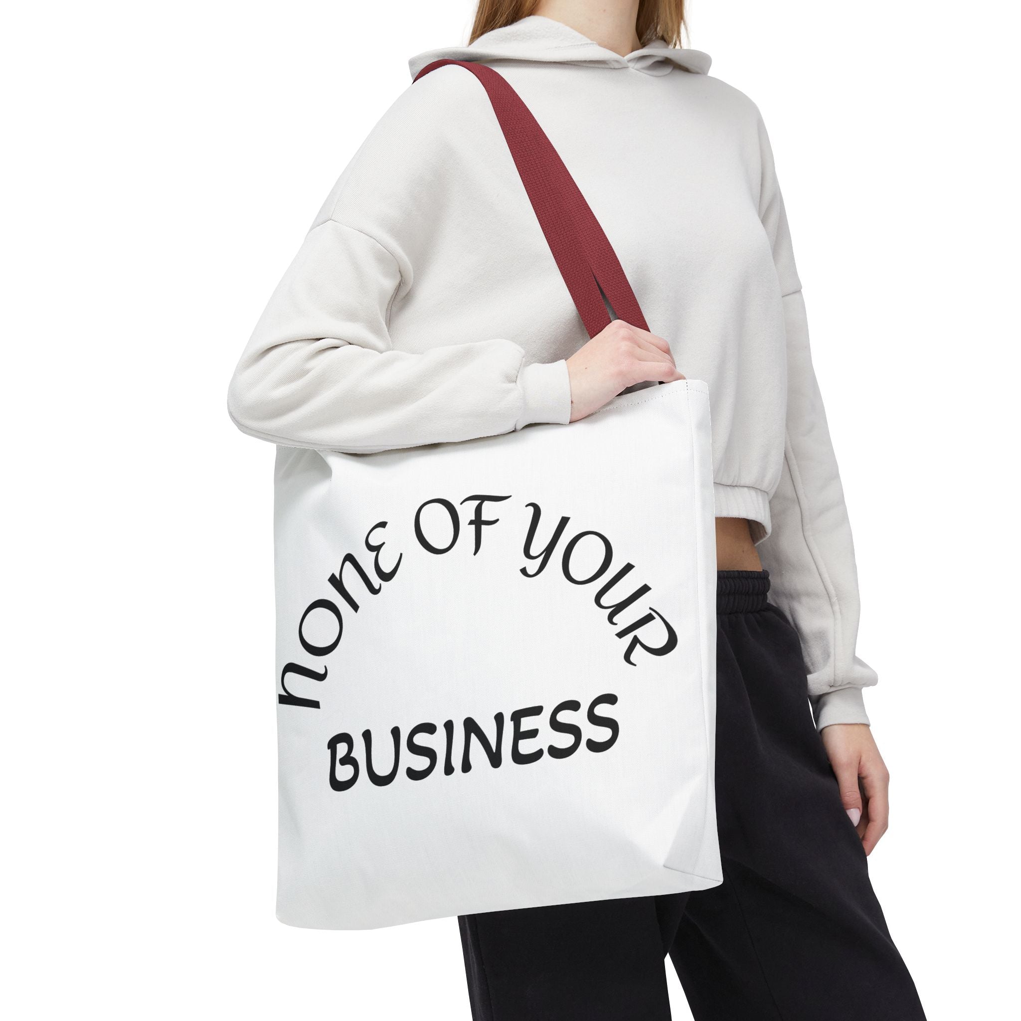 None of your Business (rat on the backside)Tote Bag (AOP)