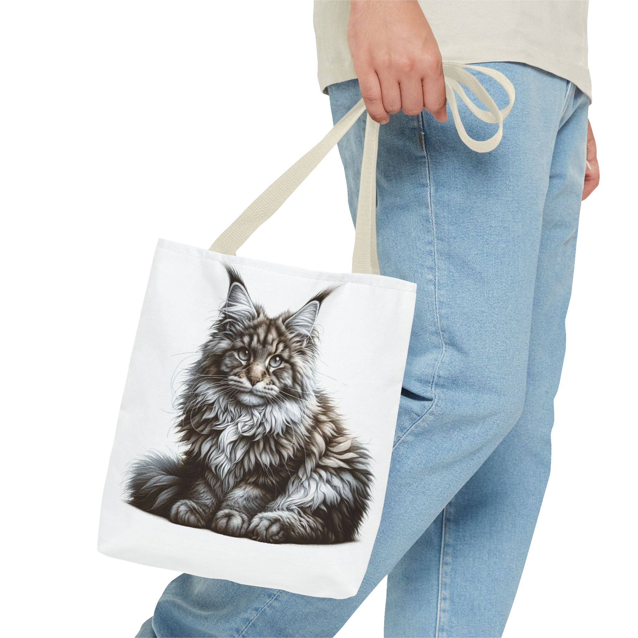Maine Coon Cat Tote Bag (AOP)