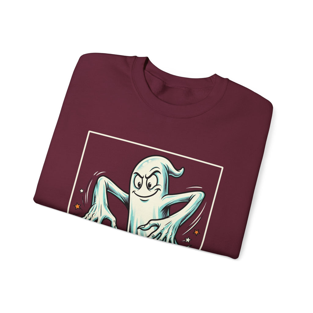 Candy Swipe Ghost Halloween Crewneck Sweatshirt