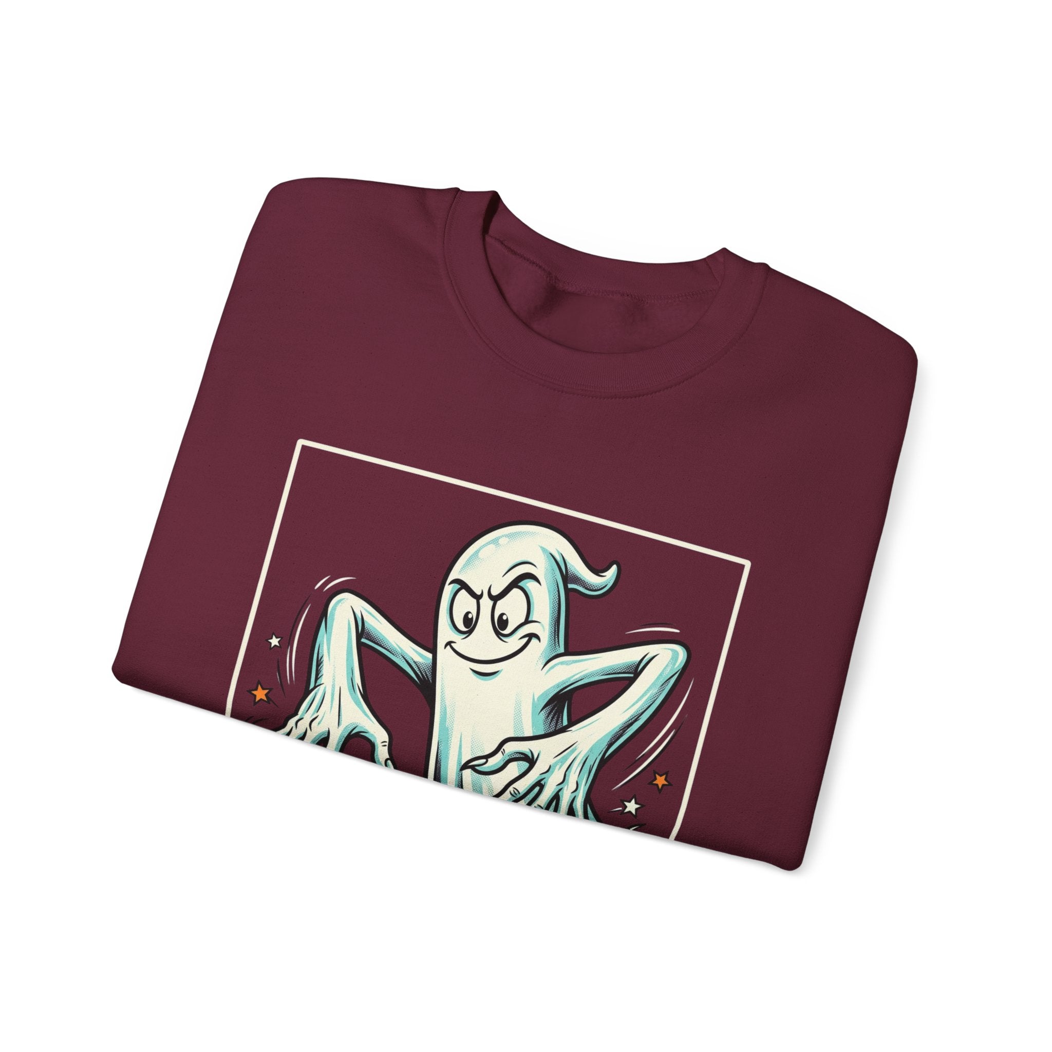 Candy Swipe Ghost Halloween Crewneck Sweatshirt