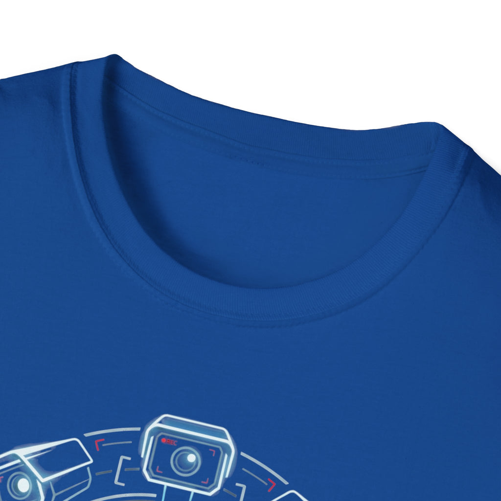 Surveillance T-Shirt — “24/7 Surveillance In Progress” Graphic Tee