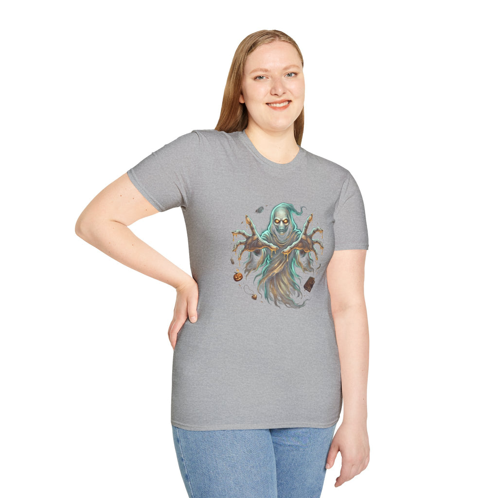 Hooded Specter Halloween Unisex Softstyle T-Shirt