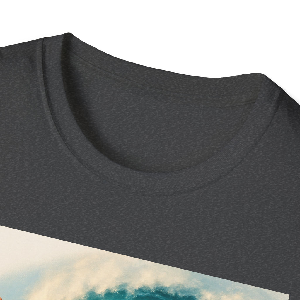 Santa Surfing T-Shirt — Retro Christmas Surfing Santa Tee
