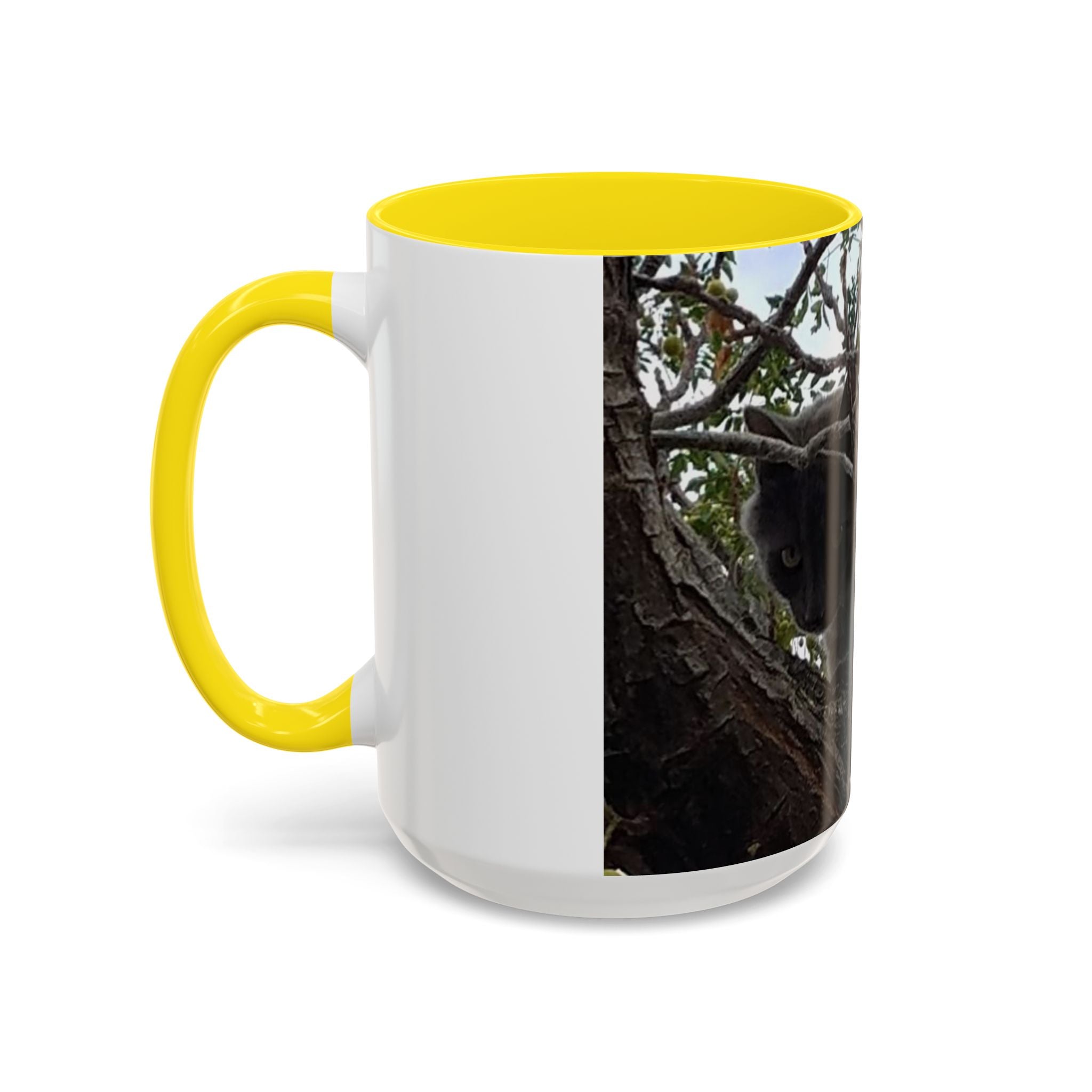 Cat in a Tree Accent Coffee Mug (11oz, 15oz)