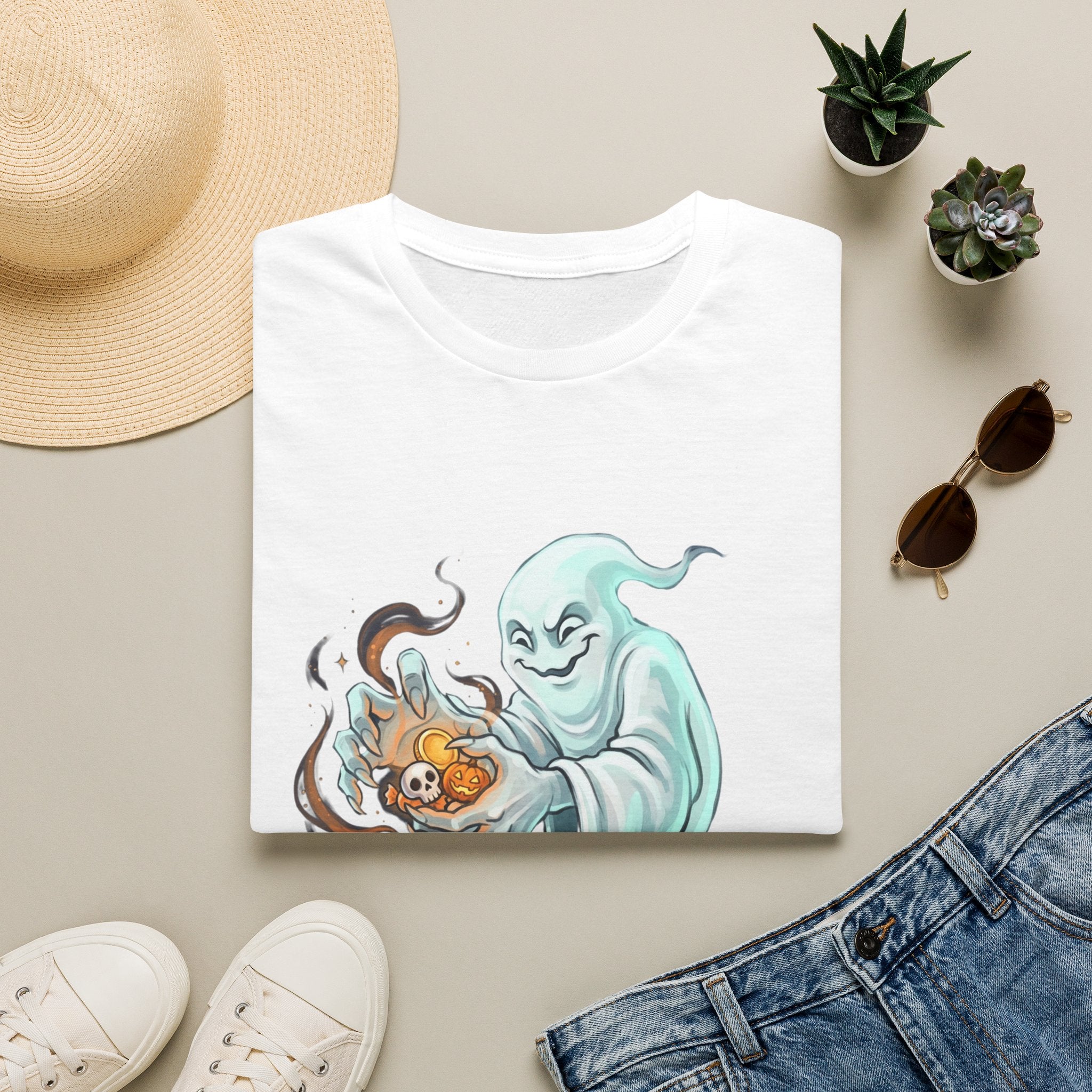 Ghost Portal Halloween Unisex Softstyle T-Shirt