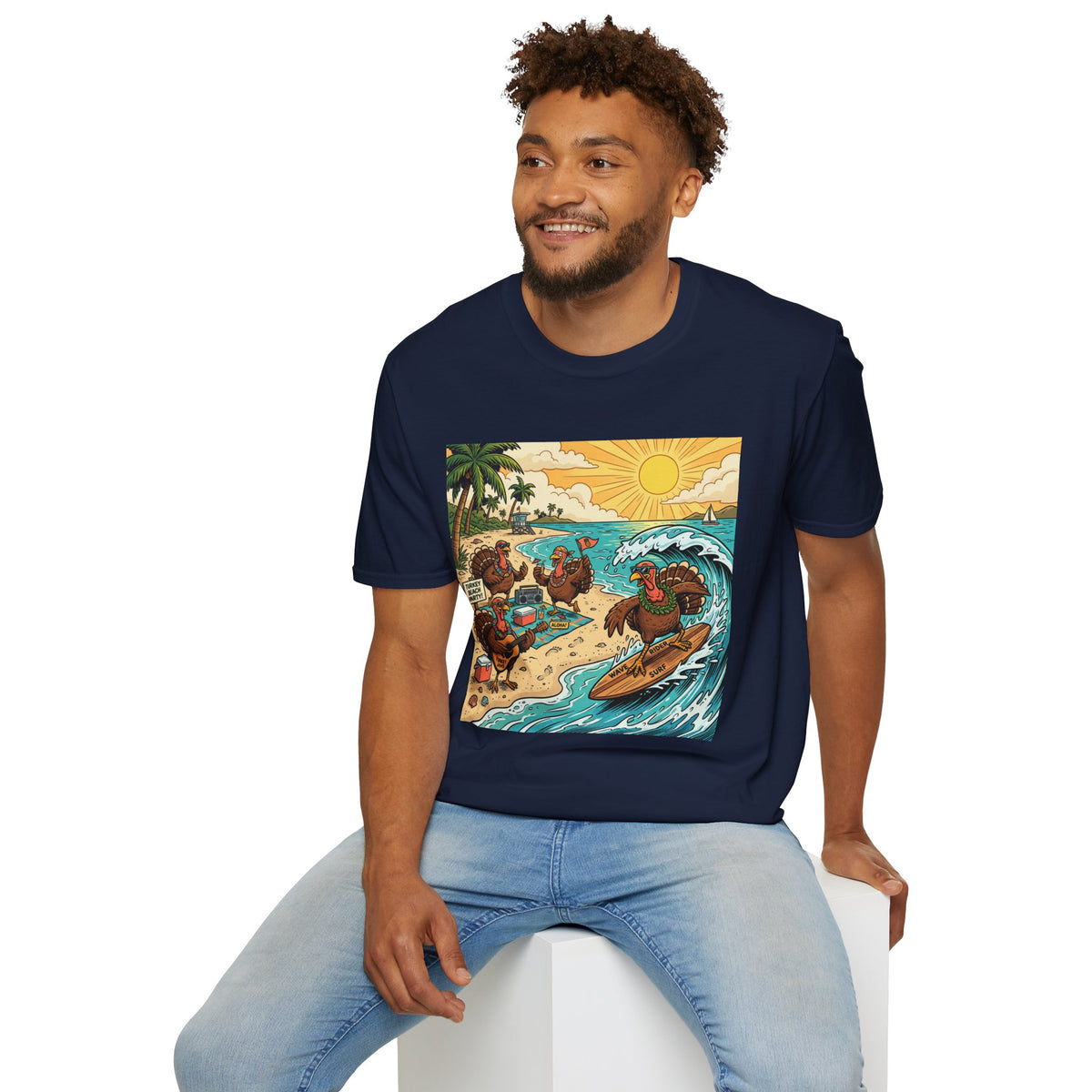 Surfing Turkey Beach Party T-Shirt