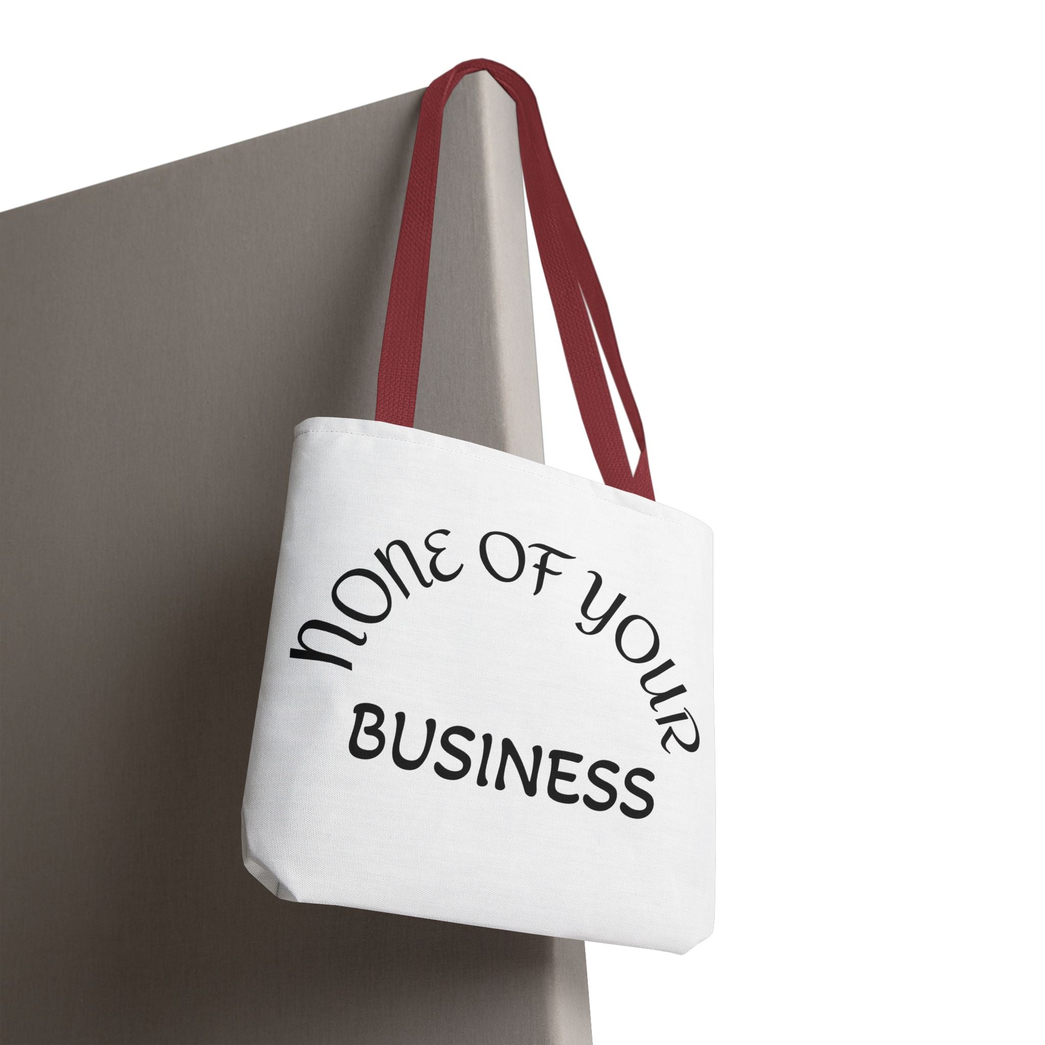 None of your Business (rat on the backside)Tote Bag (AOP)