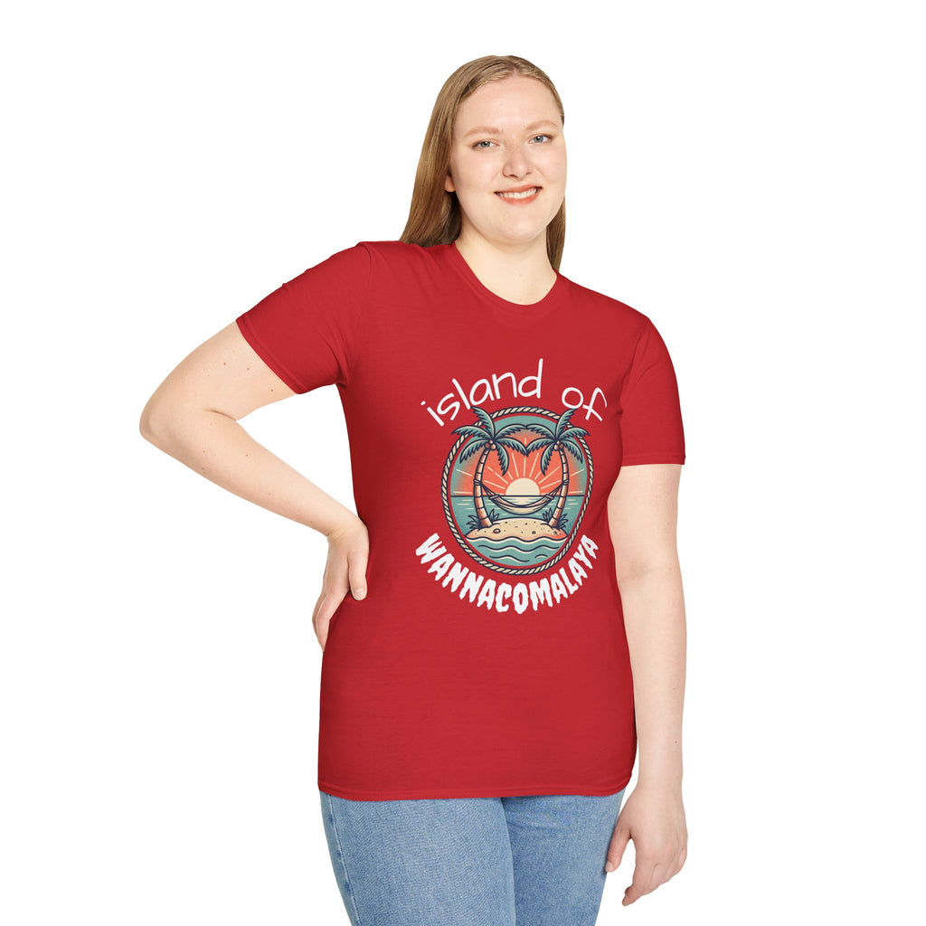 Island of Wannacomalaya Unisex Softstyle T-Shirt