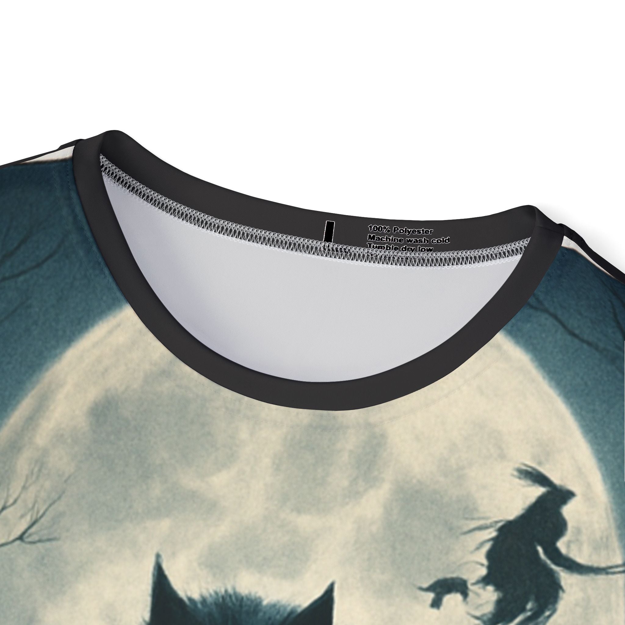 Werewolf Halloween Sports Jersey — Full Moon Horror Graphic Tee