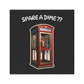 Spare a Dime? Vintage Phone Booth Car Magnet