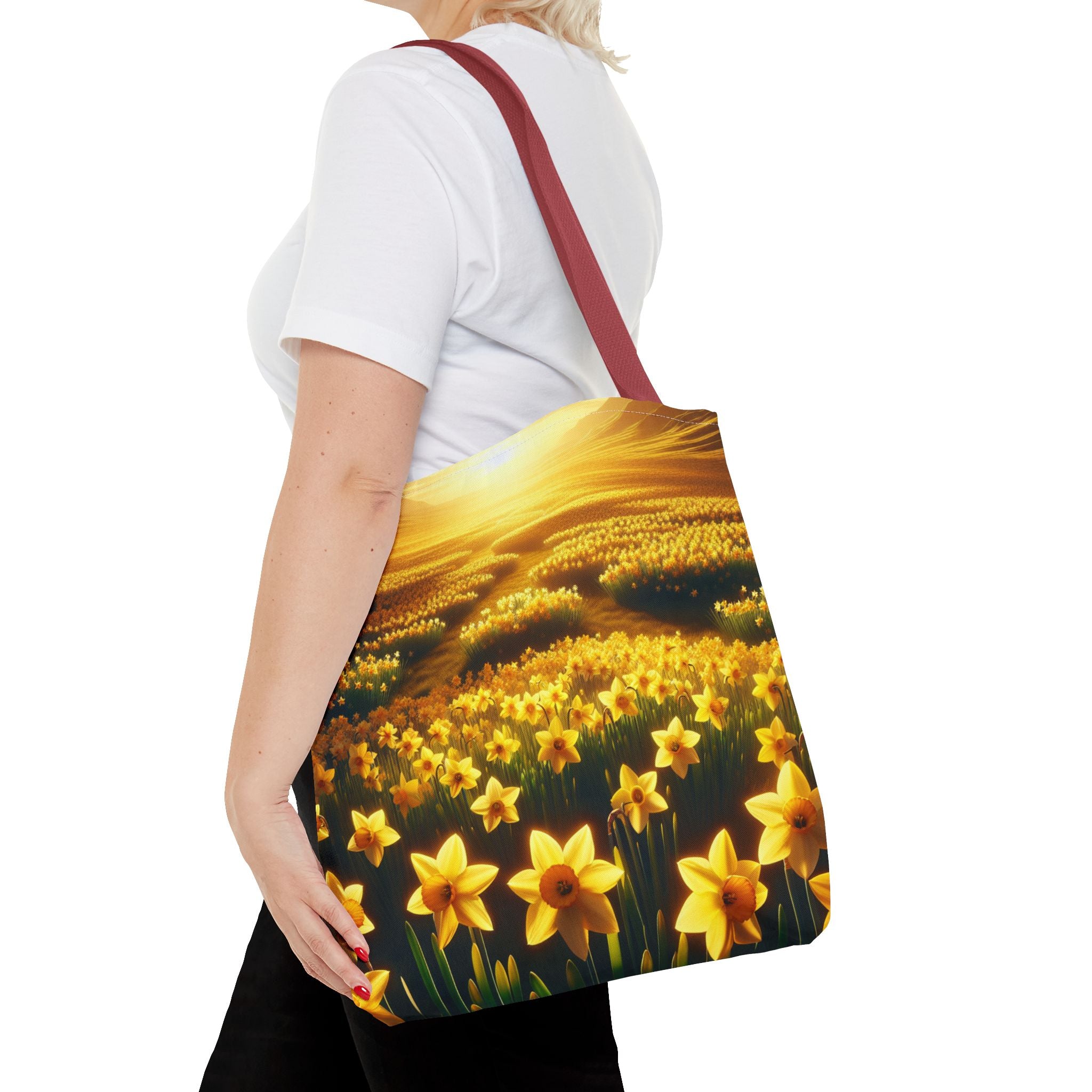 Sea of Daffodils Tote Bag (AOP)