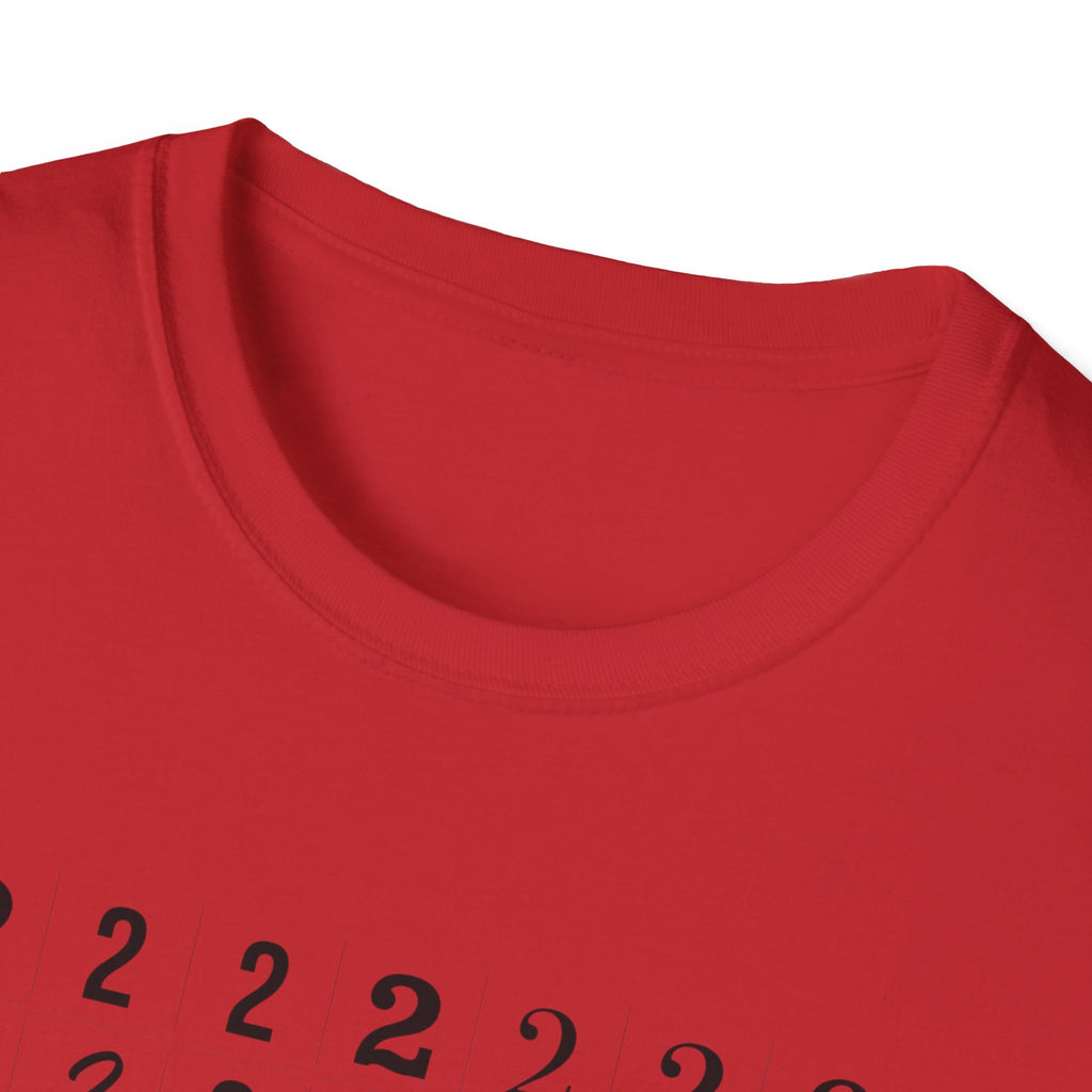 Running Number 2 Funny Bathroom Humor Graphic Unisex T-Shirt