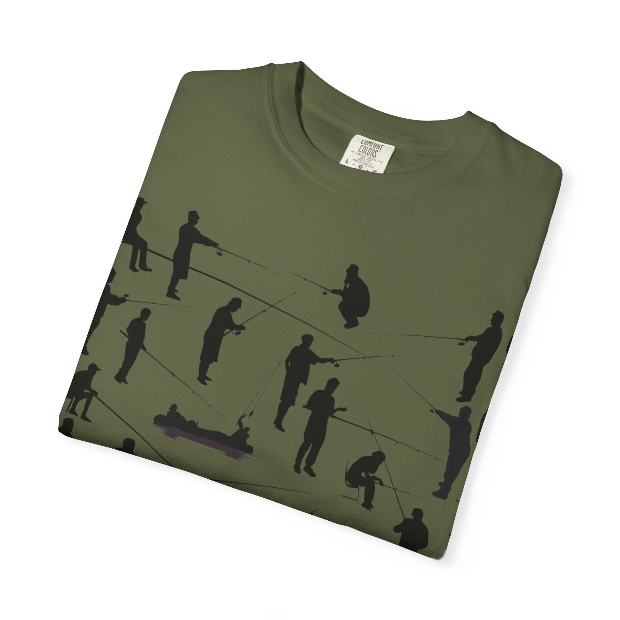 Different Styles of Fishing Garment-Dyed T-Shirt — New Colors