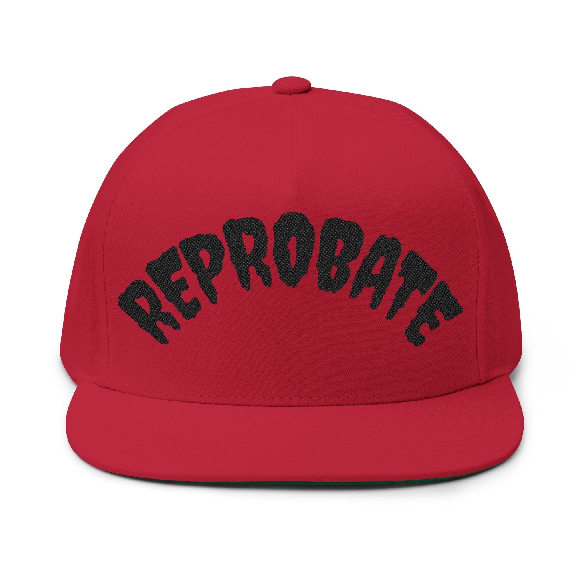 Flat Bill Cap (Embroidery)