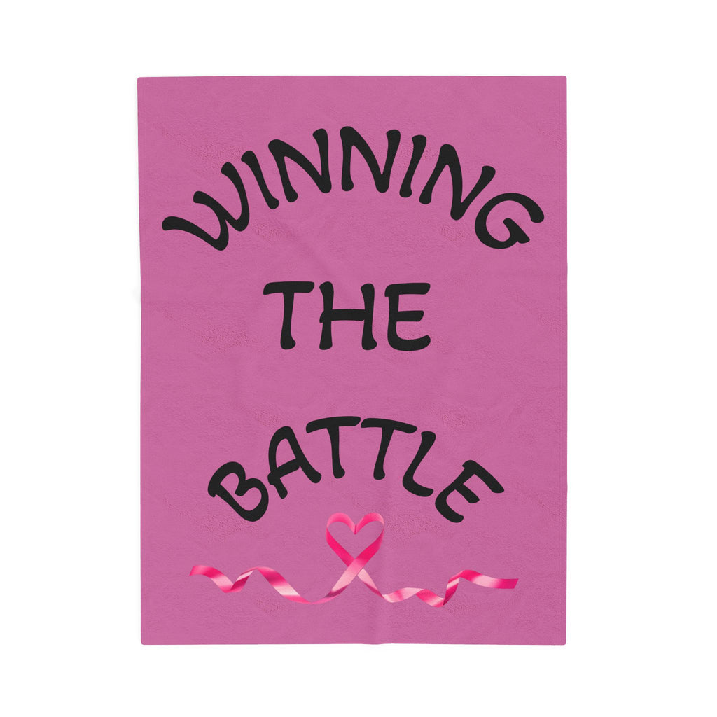 Velveteen Plush Blanket - Winning the Battle
