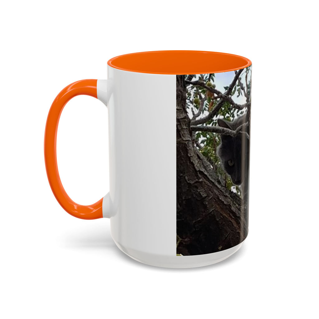 Cat in a Tree Accent Coffee Mug (11oz, 15oz)