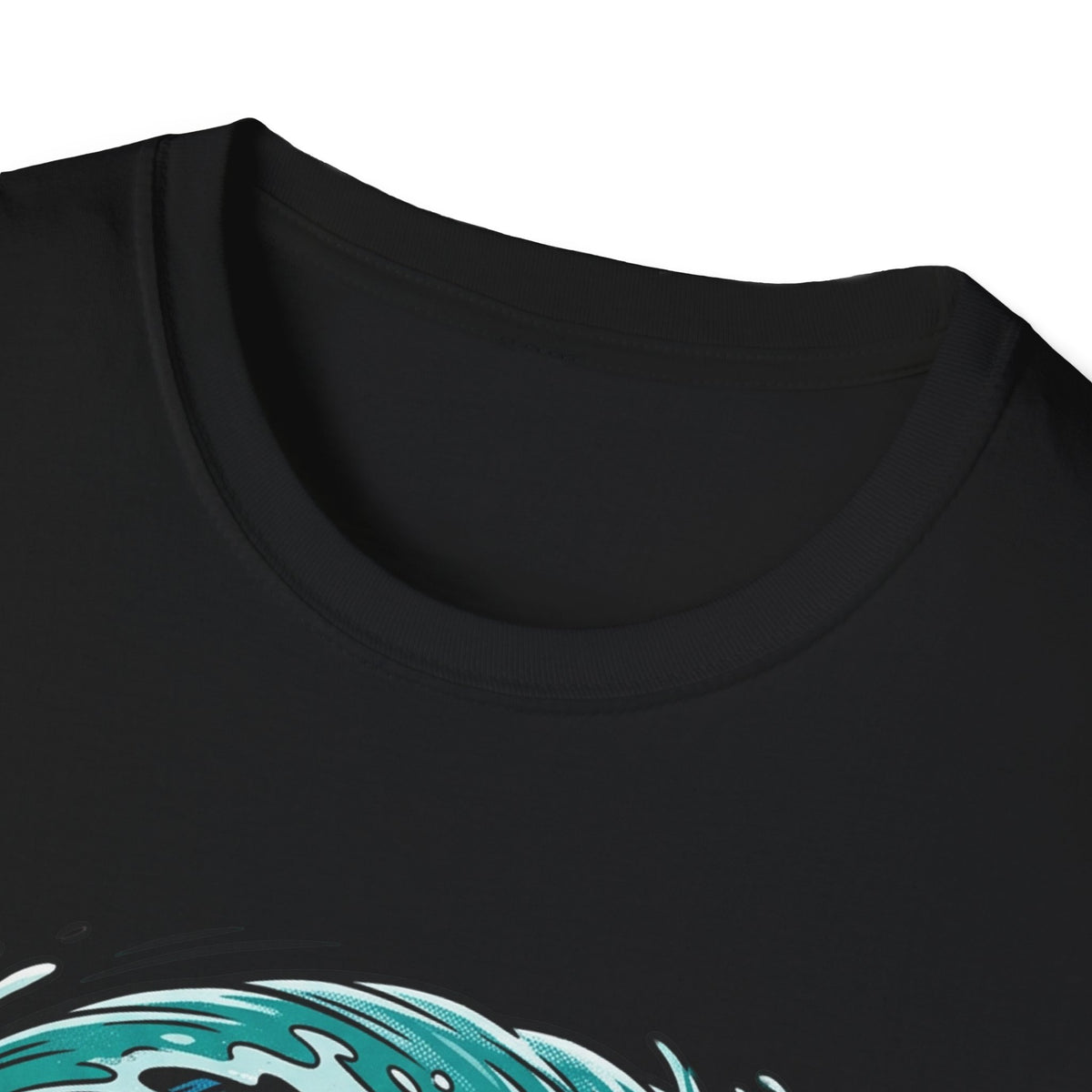 Surfing Santa T-Shirt — Christmas Beach Holiday Tee