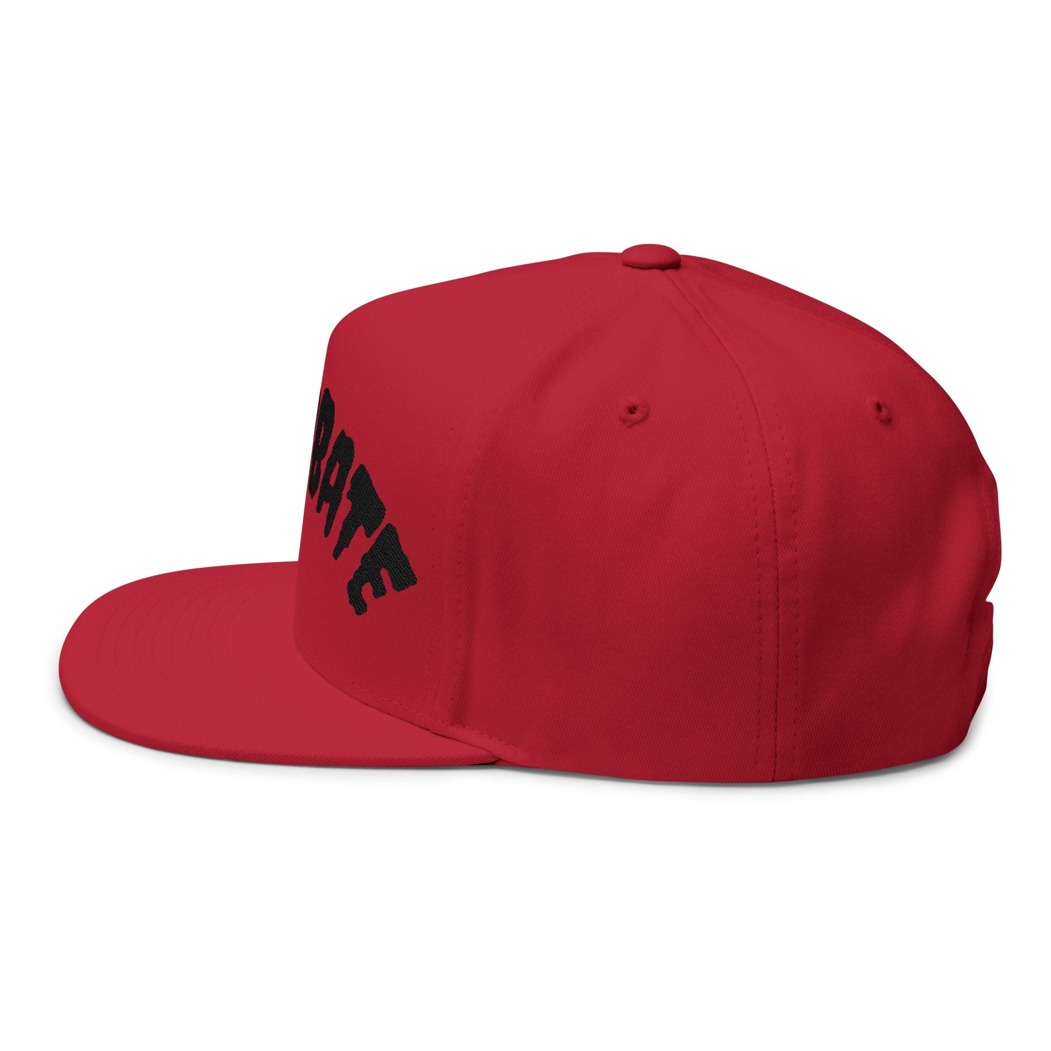 Flat Bill Cap (Embroidery)