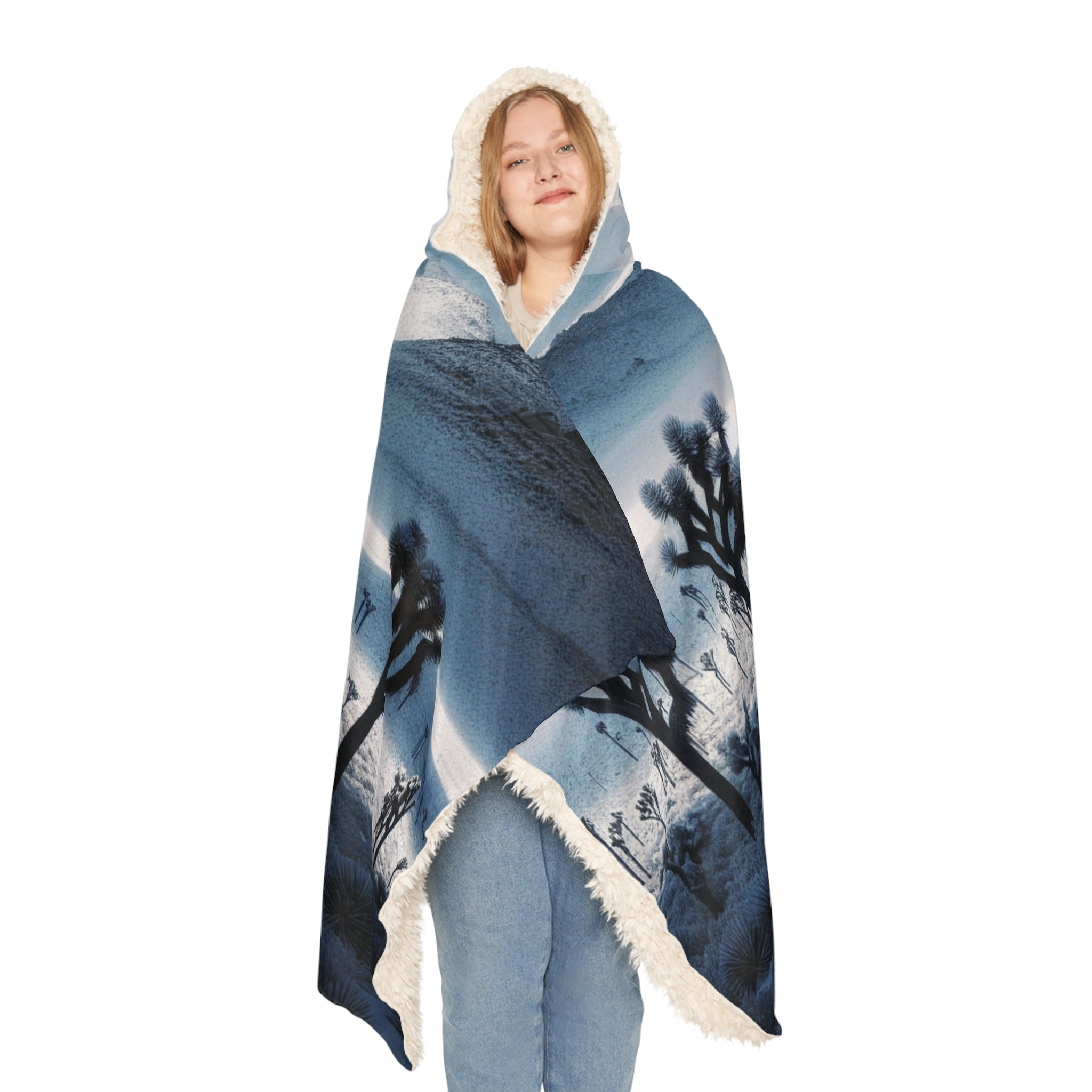 Snuggle Blanket - Joshua Tree with Snow 2