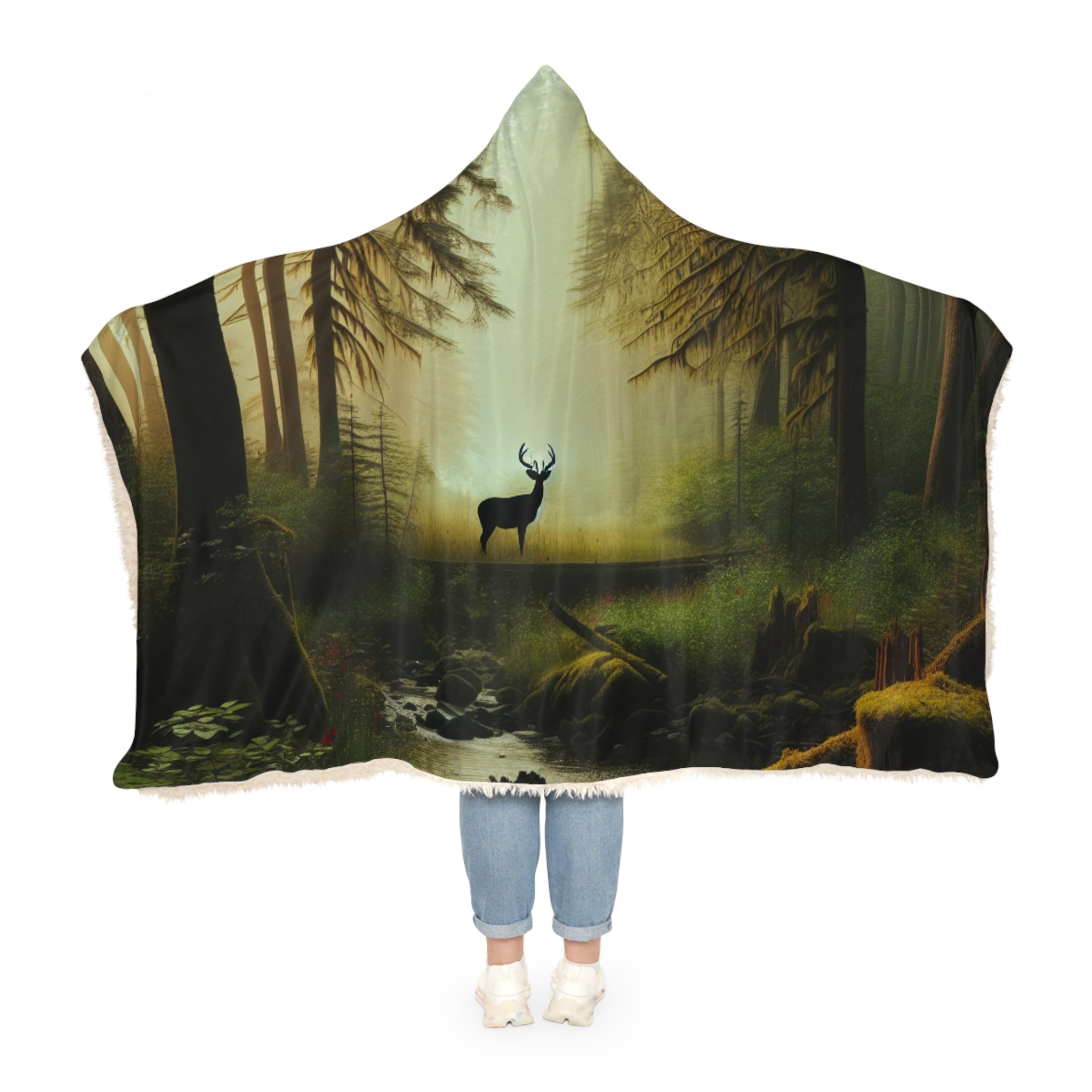 Snuggle Blanket - Deer in the Woods