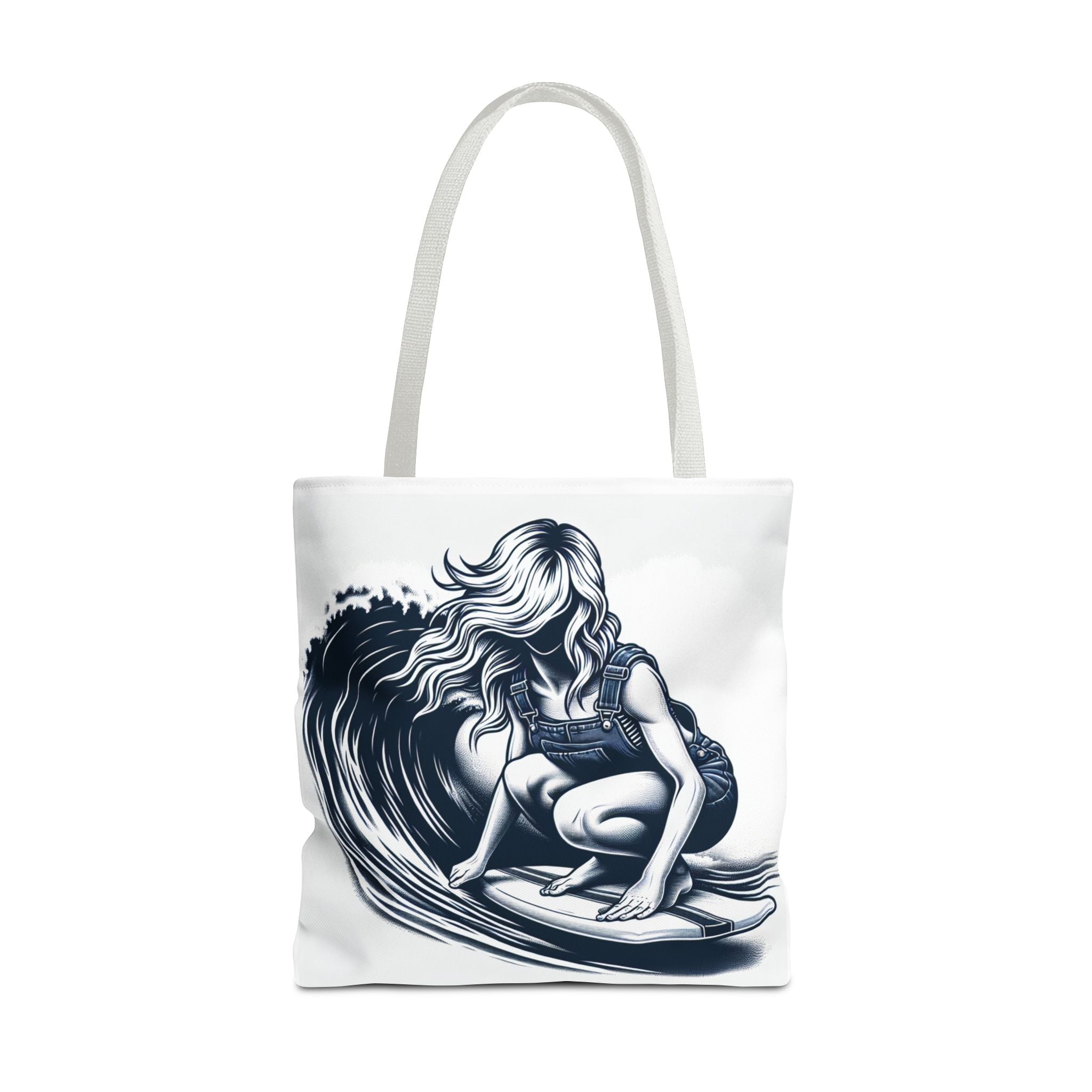 Female Surfer Tote Bag (AOP)