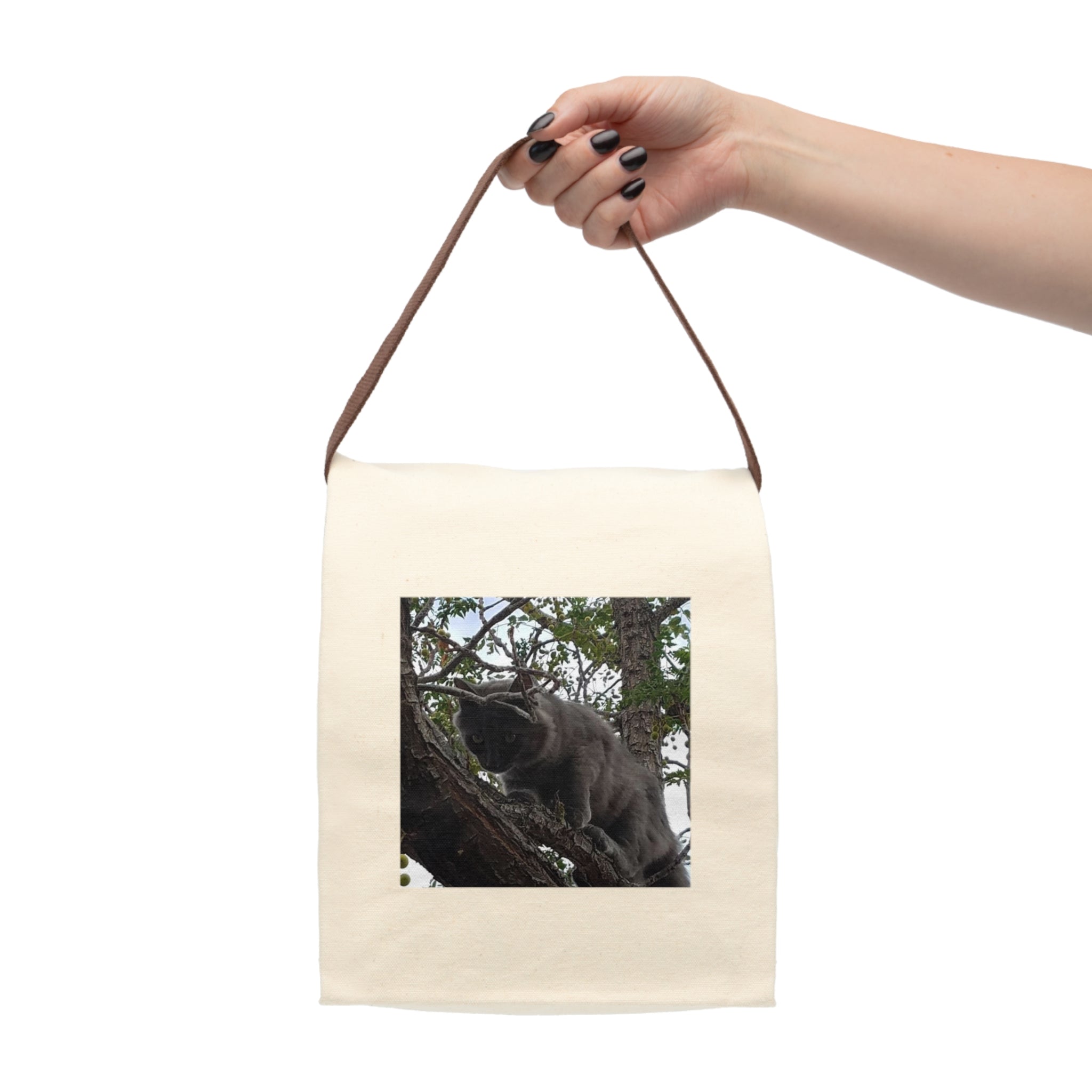 Canvas Lunch Bag With Strap