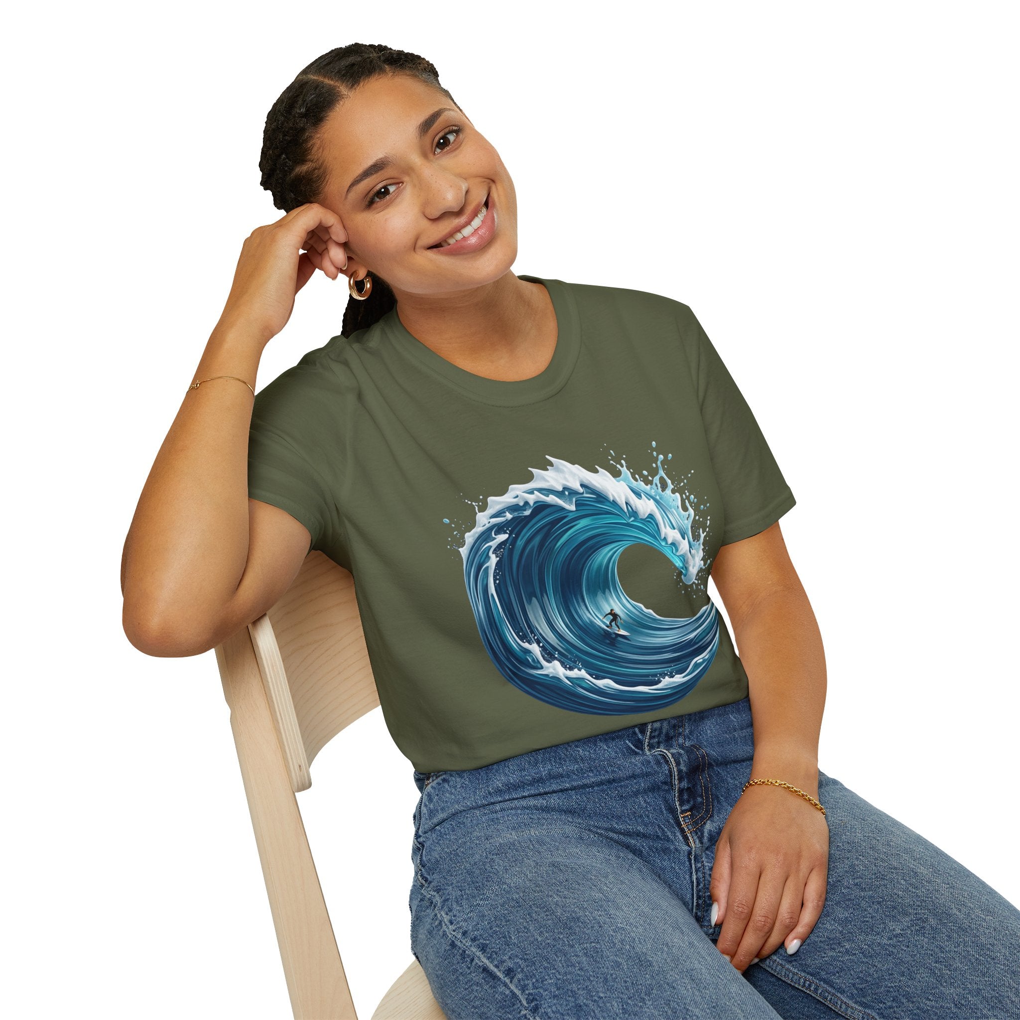 Ocean Wave T-Shirt — Coastal Surf Graphic Tee