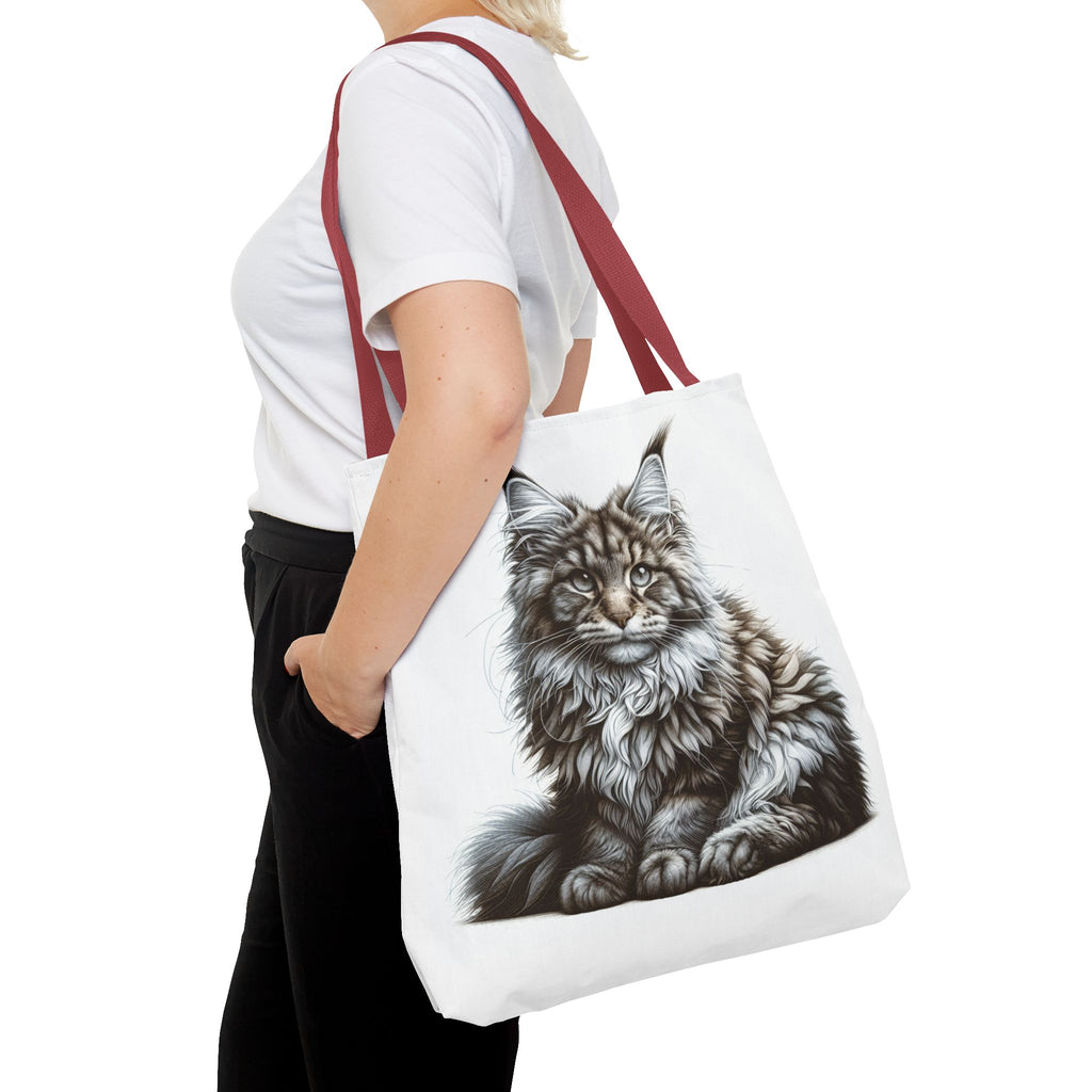 Maine Coon Cat Tote Bag (AOP)