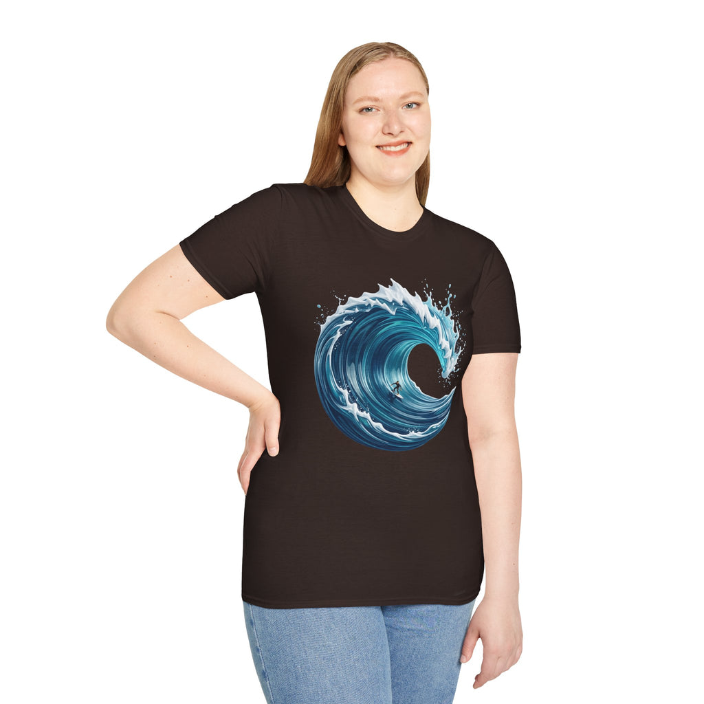 Ocean Wave T-Shirt — Coastal Surf Graphic Tee