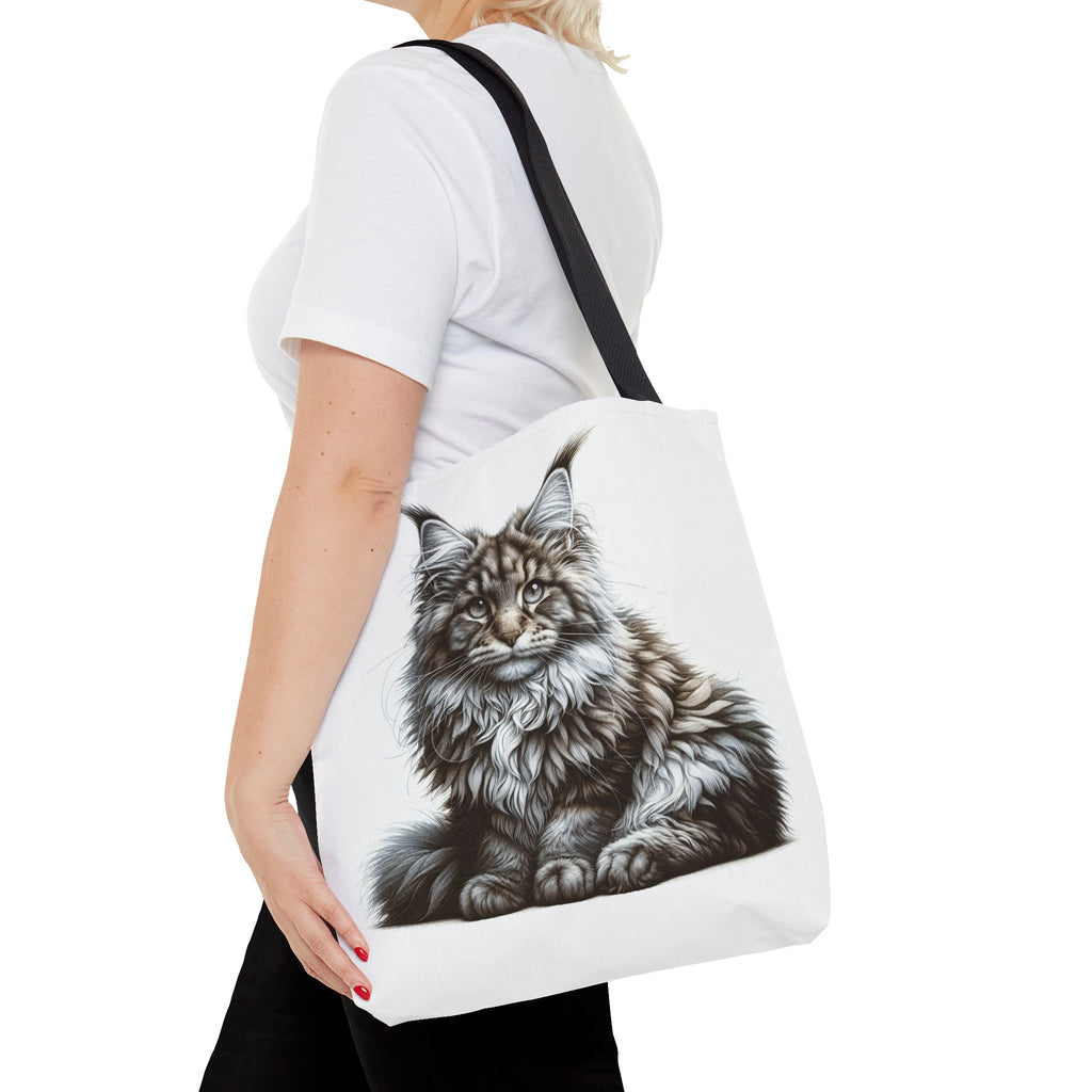 Maine Coon Cat Tote Bag (AOP)