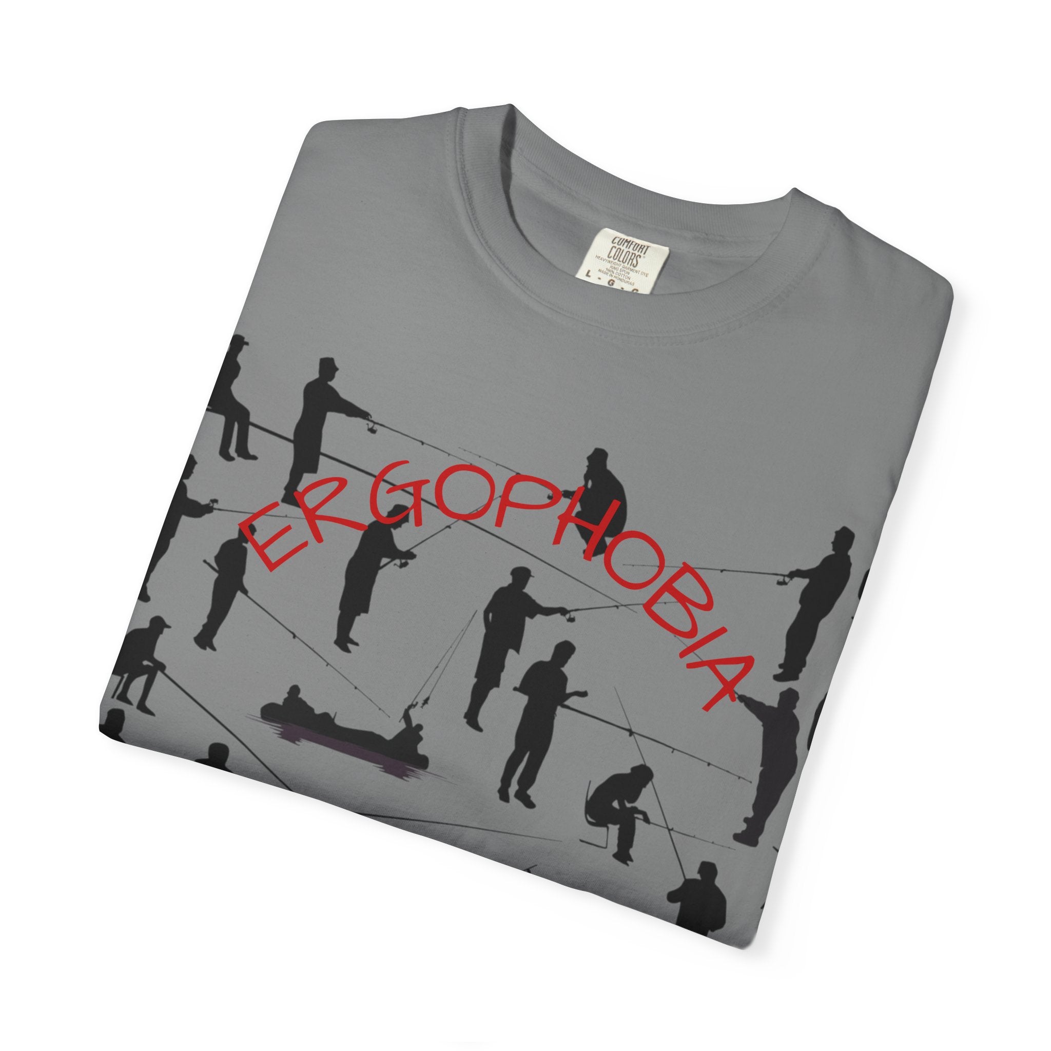 Different Styles of Fishing Garment-Dyed T-Shirt