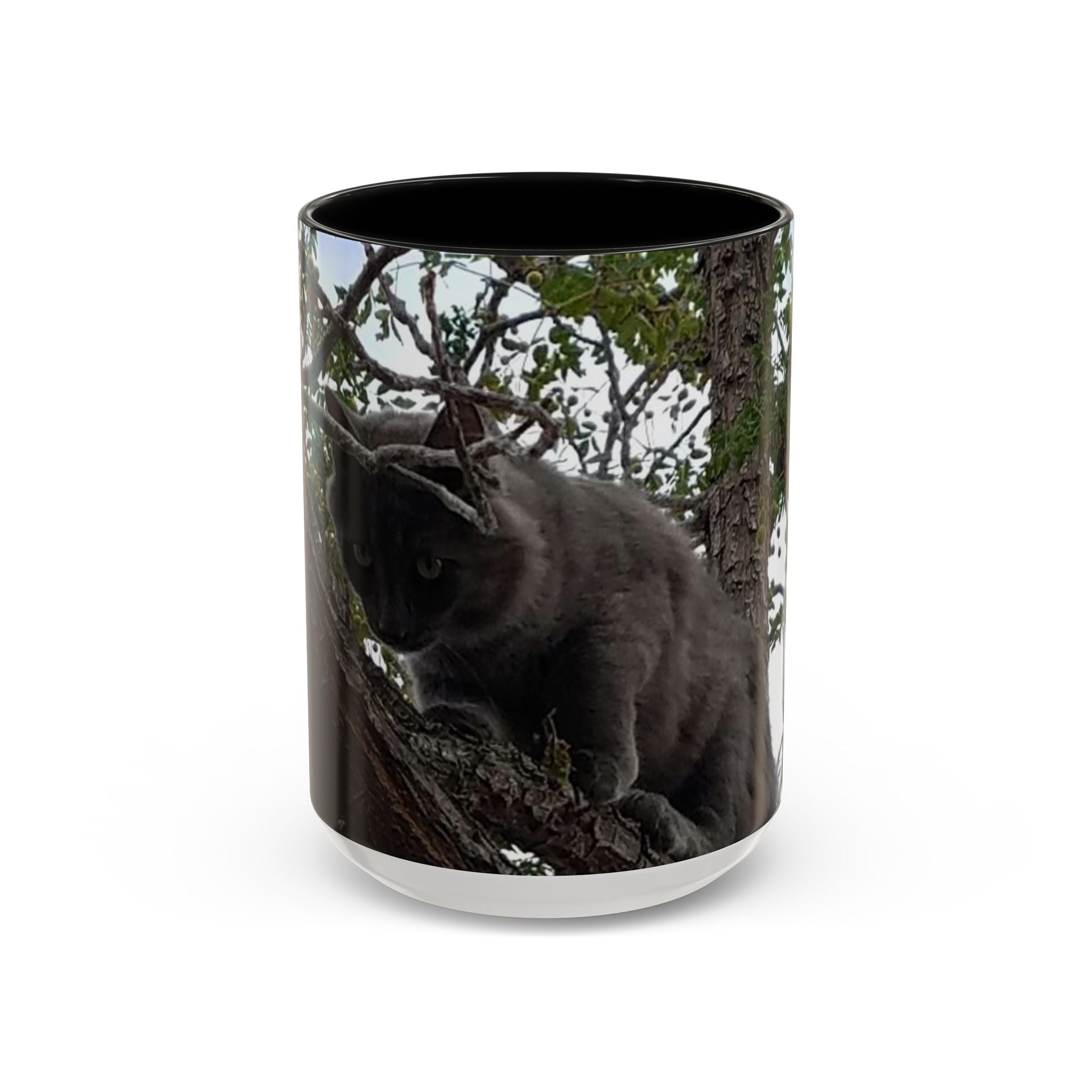 Cat in a Tree Accent Coffee Mug (11oz, 15oz)