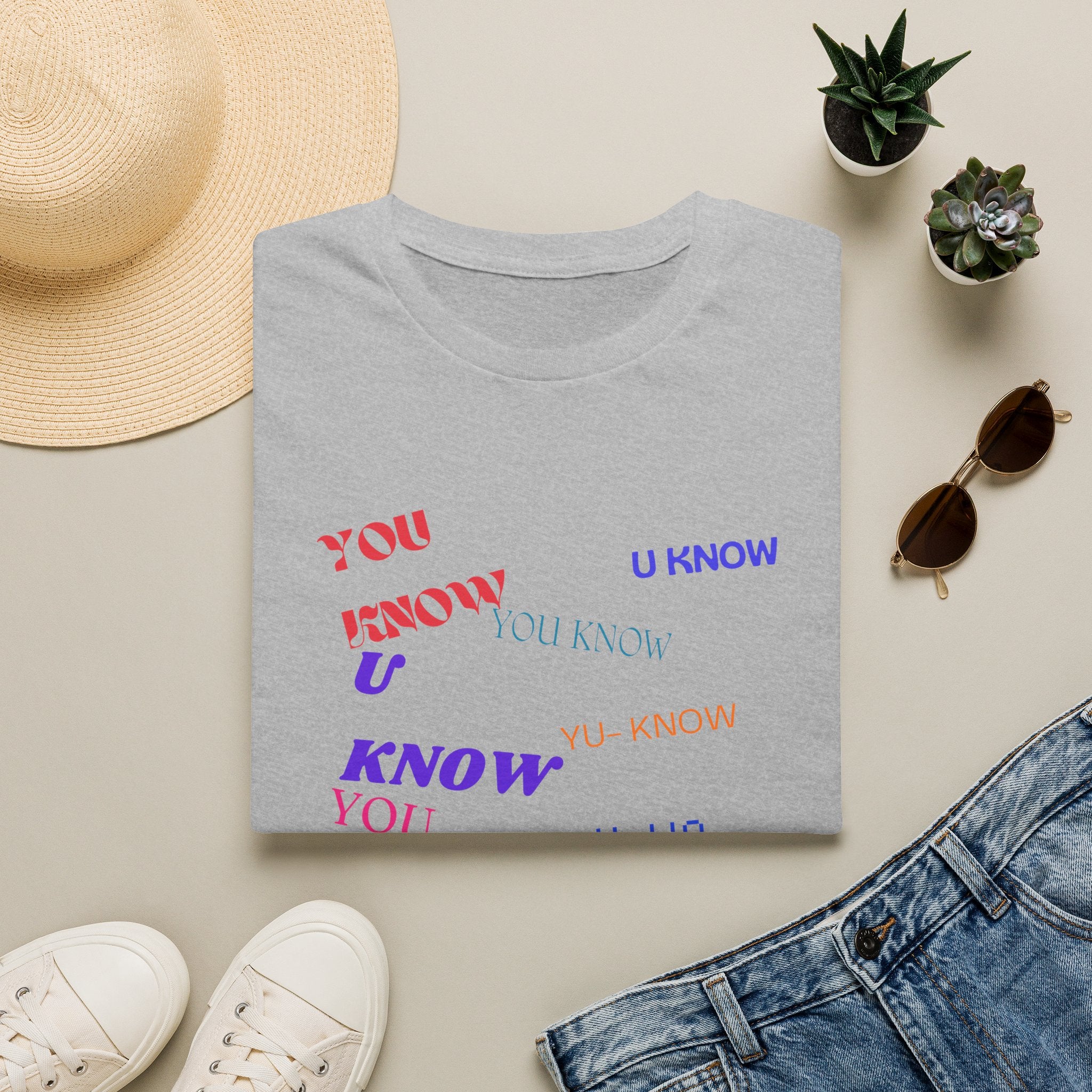 You Know All-Over Text Unisex Softstyle T-Shirt