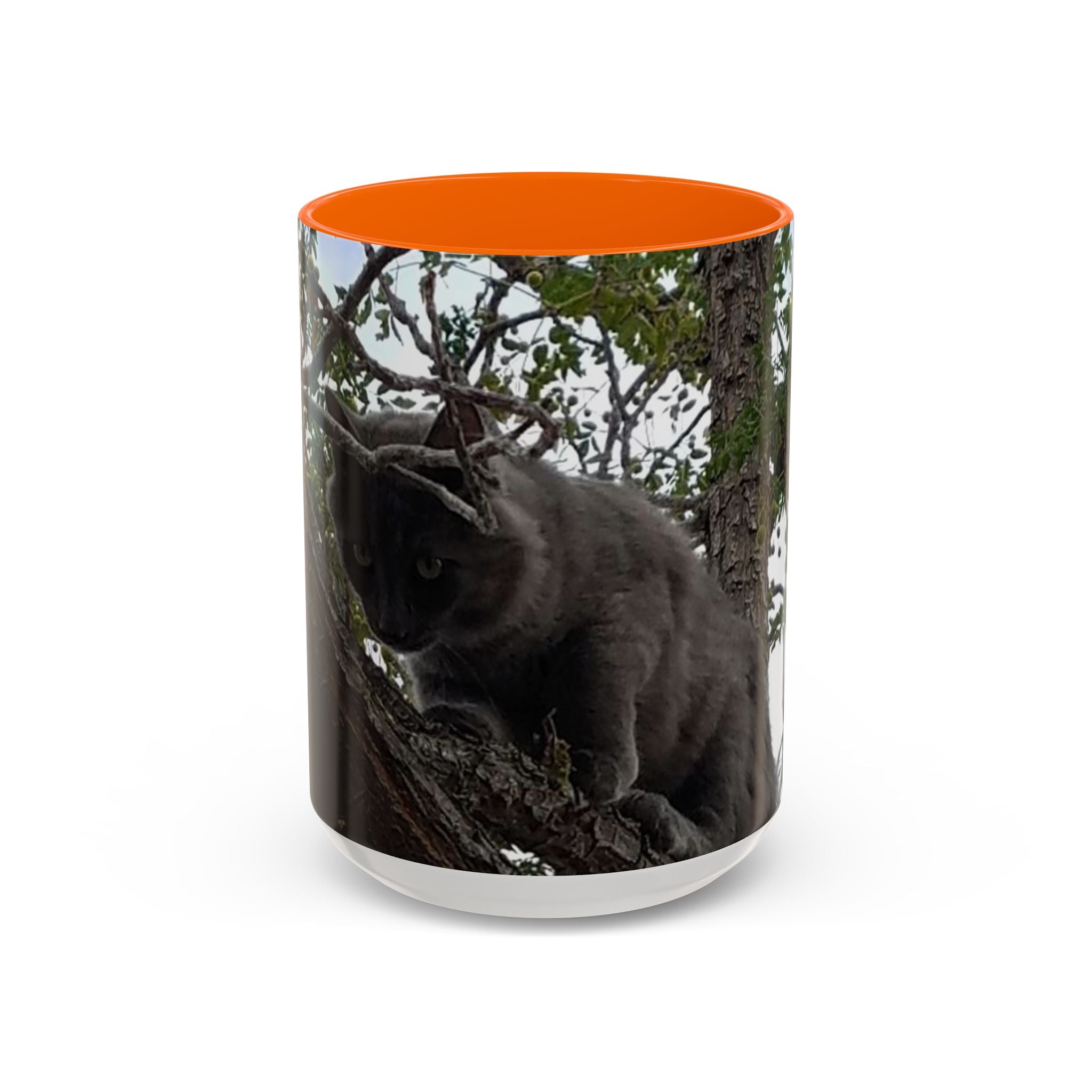Cat in a Tree Accent Coffee Mug (11oz, 15oz)