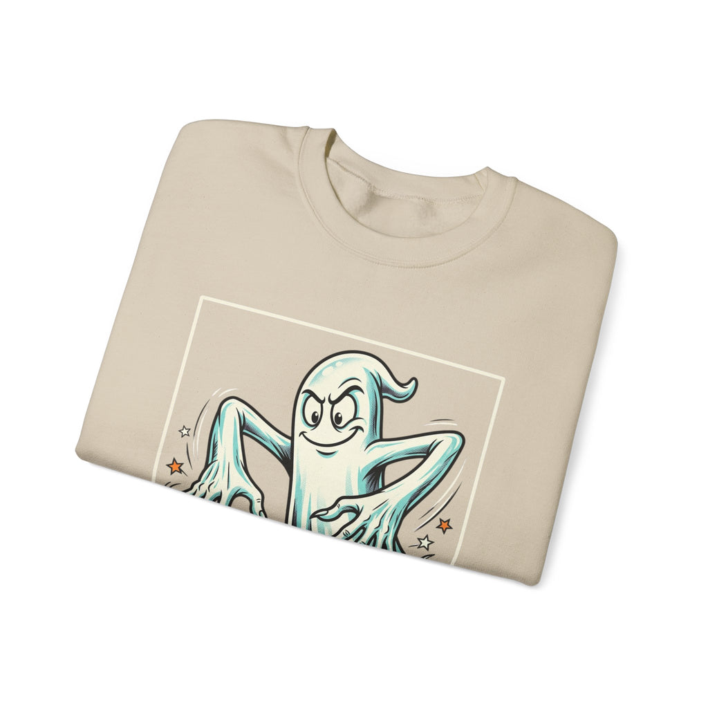 Candy Swipe Ghost Halloween Crewneck Sweatshirt