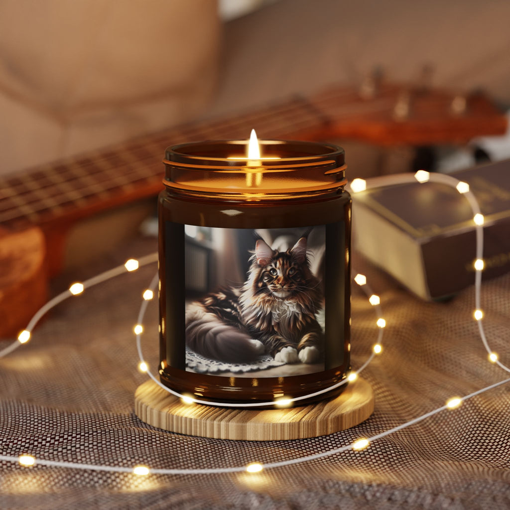 Maine Coon Cat Scented Candle (9oz)