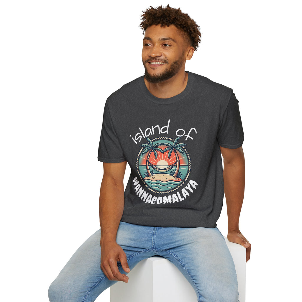 Island of Wannacomalaya Unisex Softstyle T-Shirt