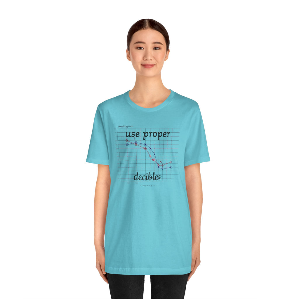 DECIBEL METER Jersey Short Sleeve Tee